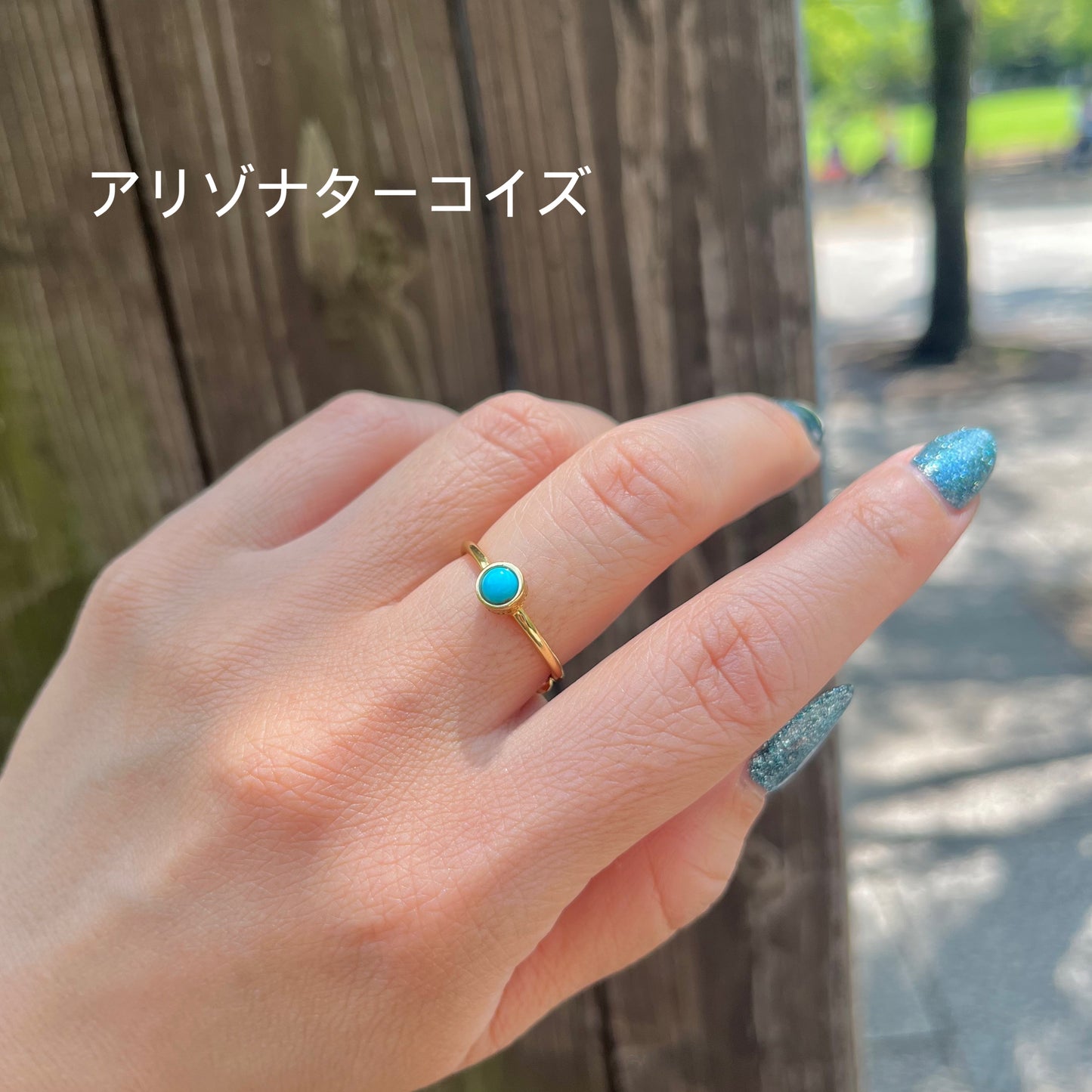 Brass petit ring〈circle〉
