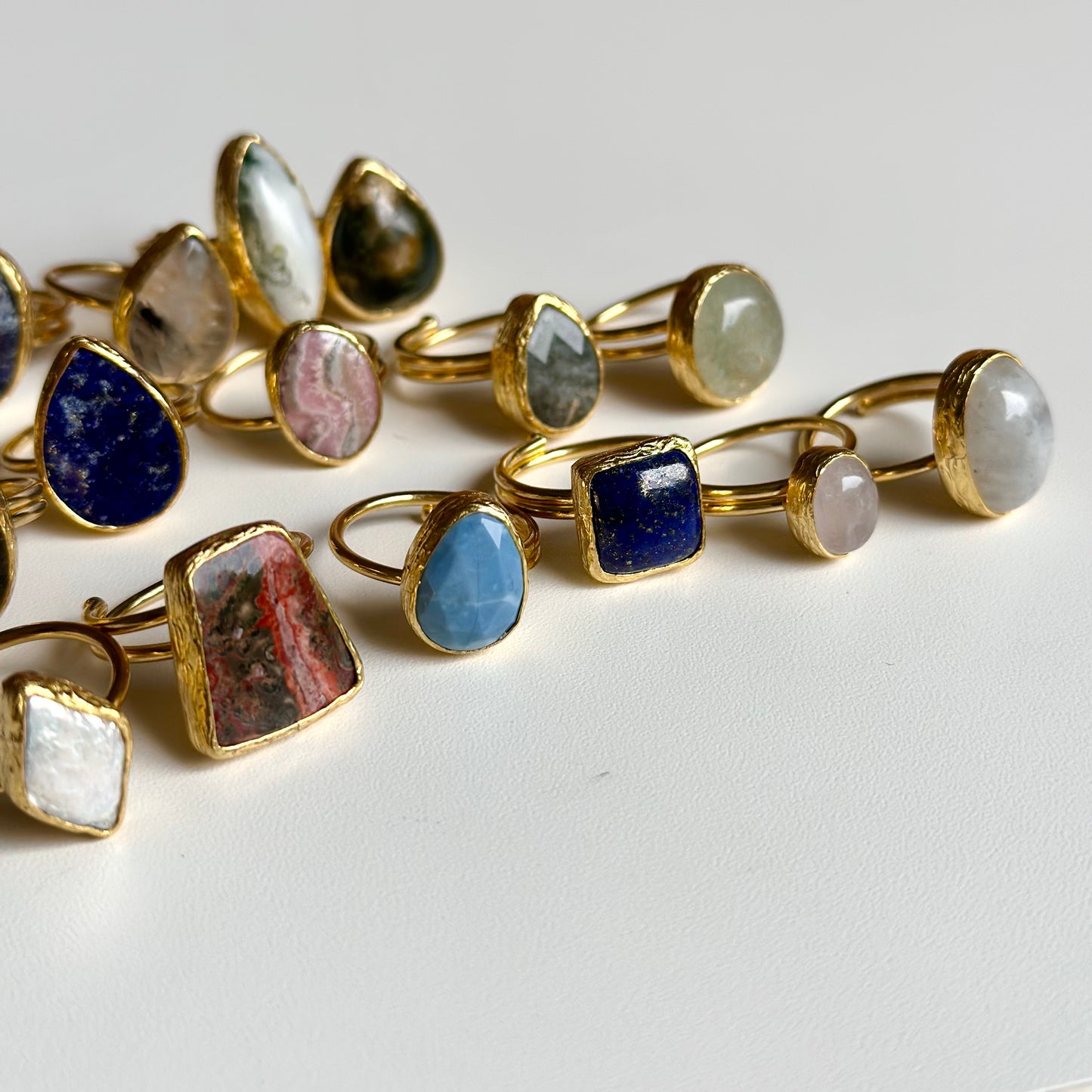 Brass 1stone ring