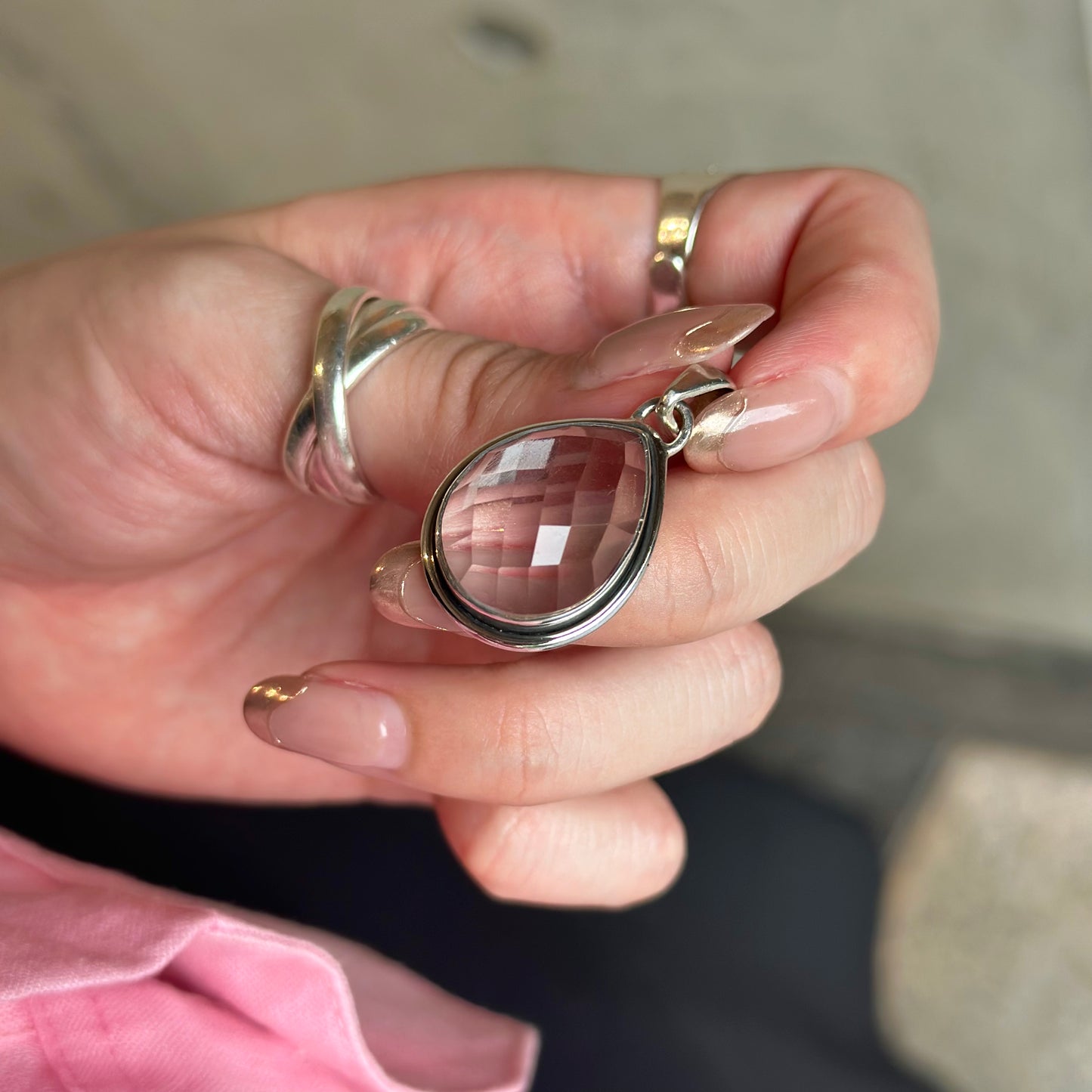 Stone charm