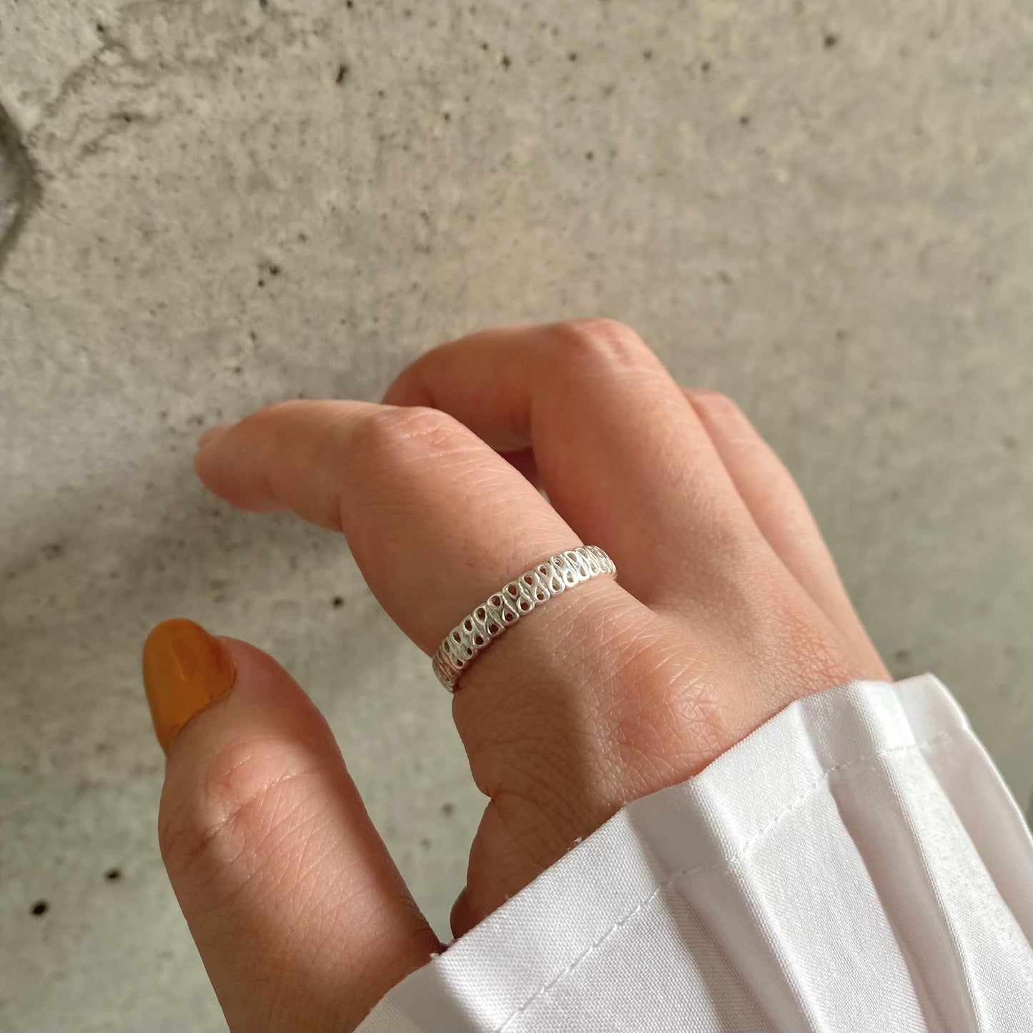 Silver925 plain ring 32