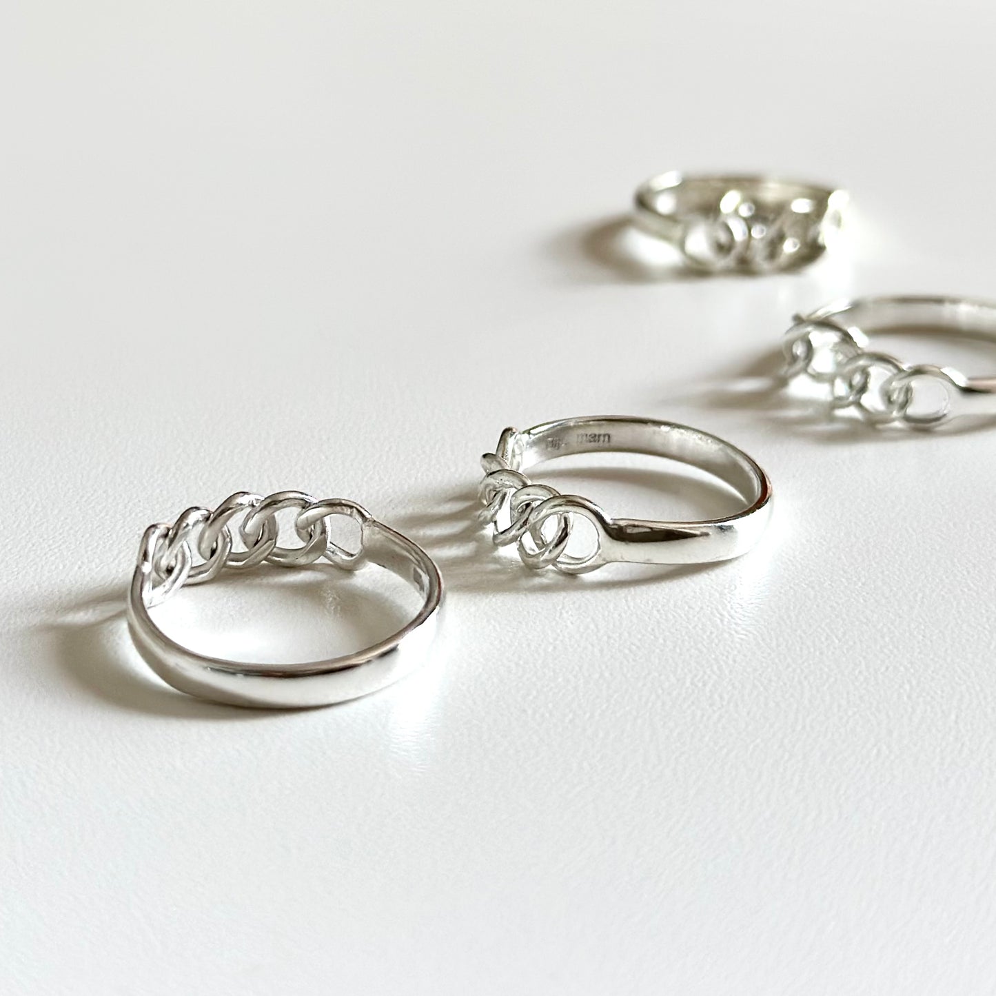 Silver925 plain ring 50