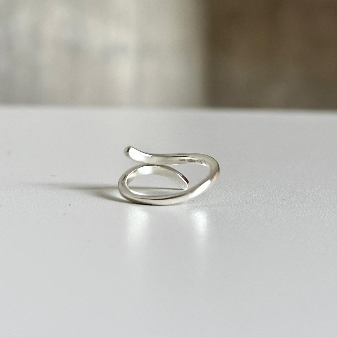 Silver925 plain ring 53