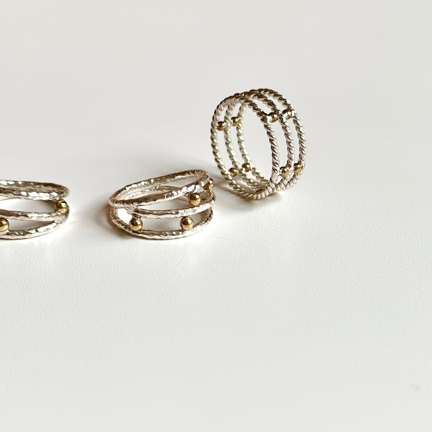 Silver925×Brass plain ring 2