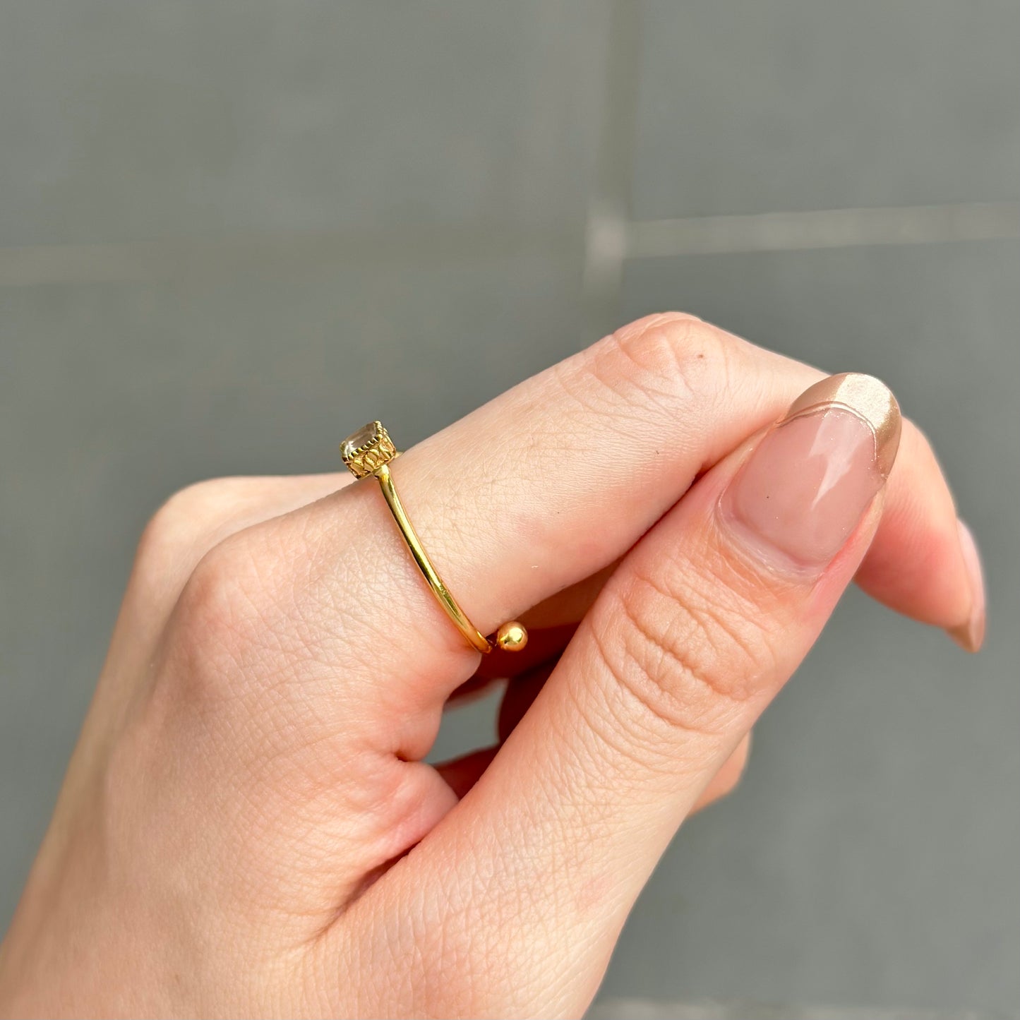 Brass petit ring 1
