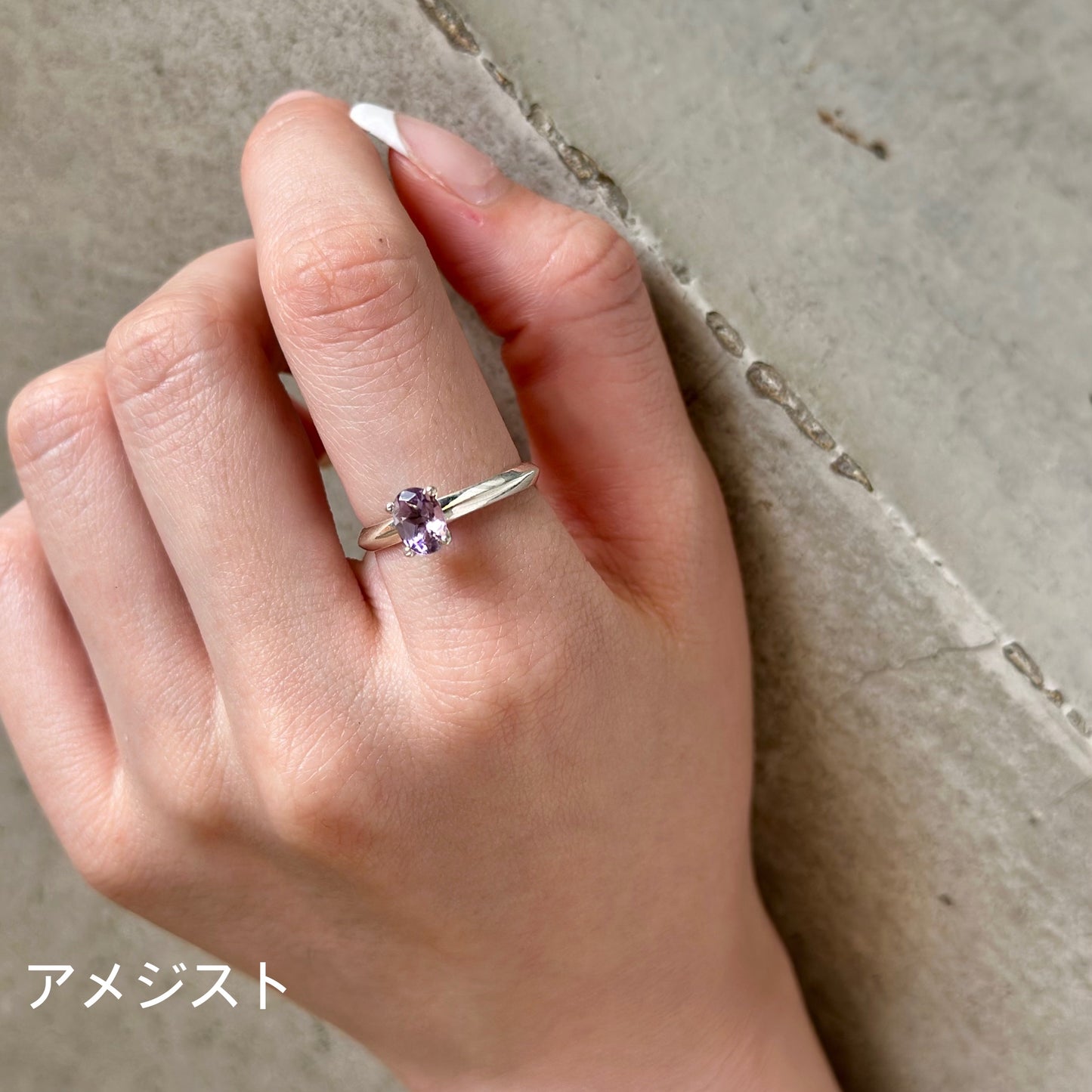 Silver925 tatezume ring