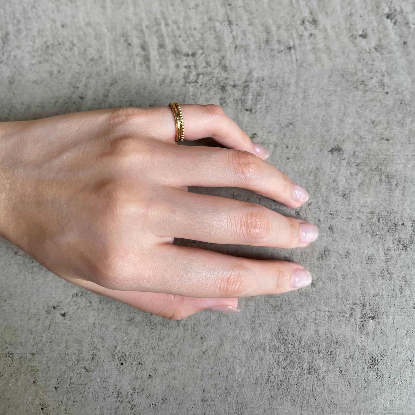 Brass plain ring 7