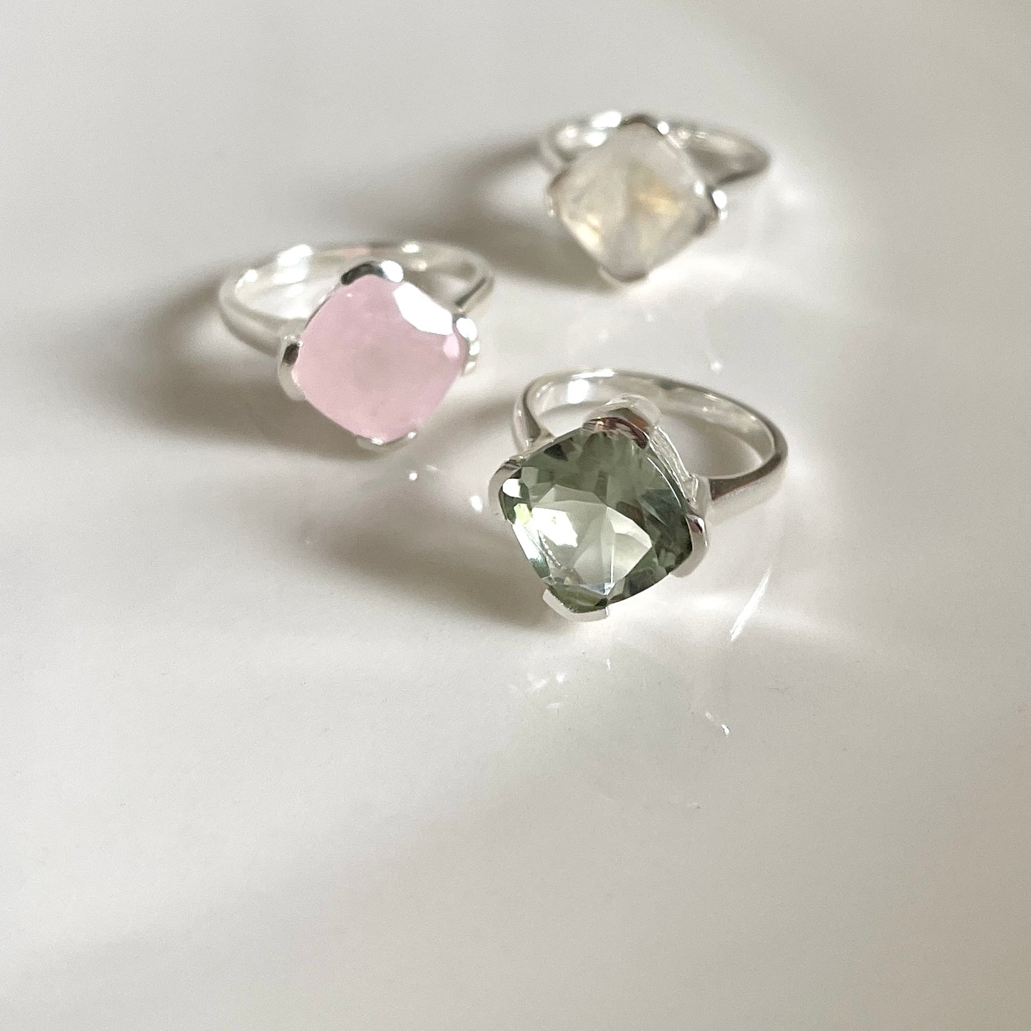 Silver925 Square ring 3