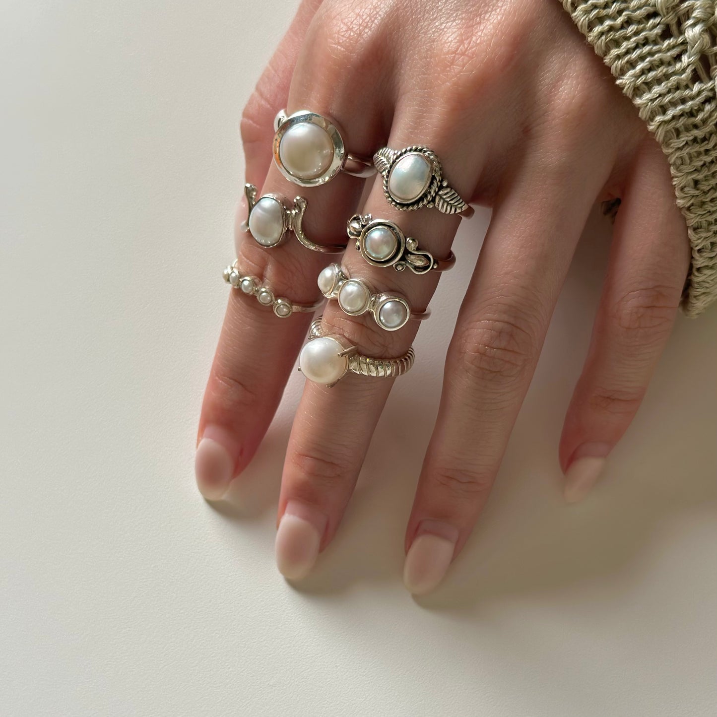 Pearl design ring 3
