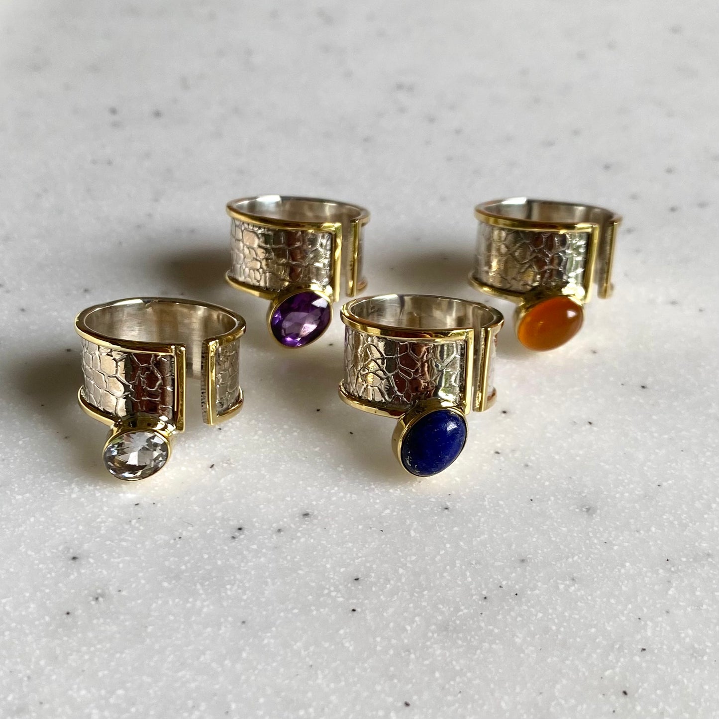 Silver925&Brass design ring