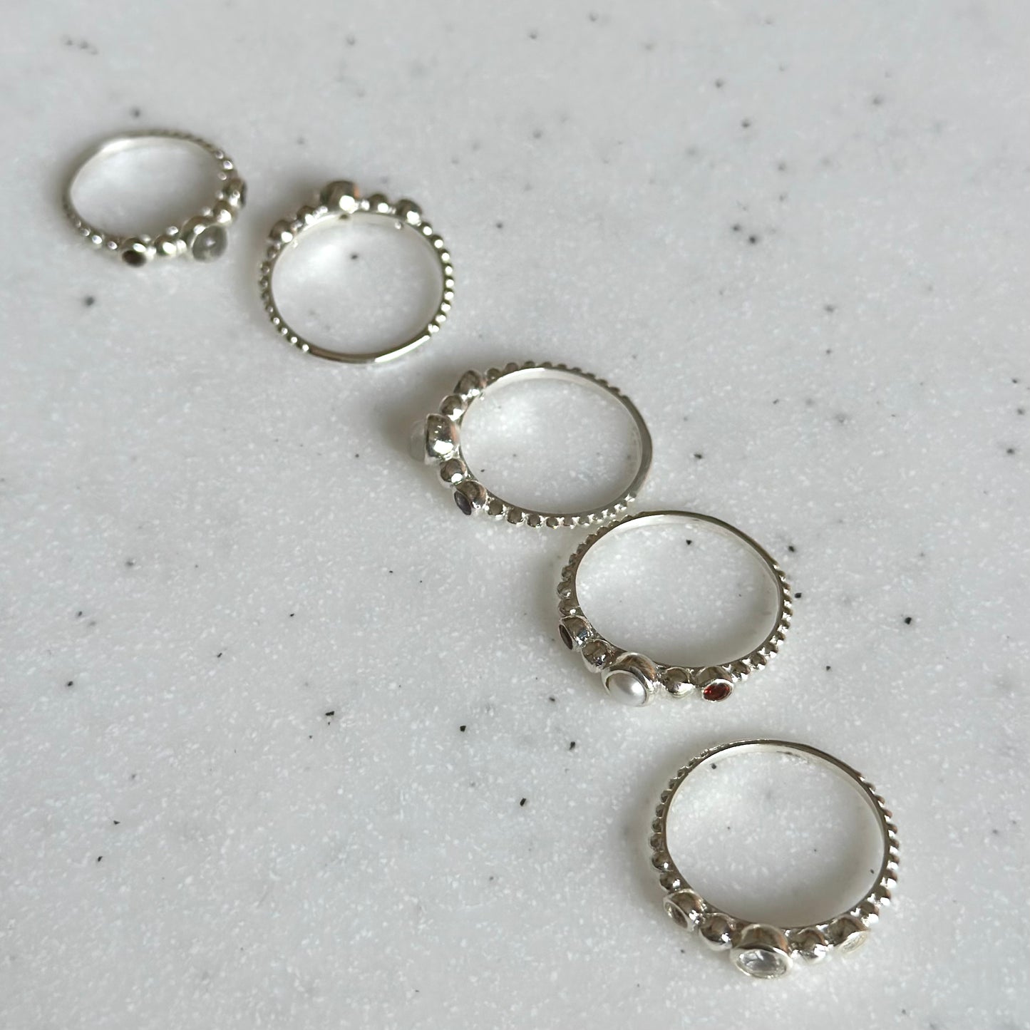 Silver925 3stone ring