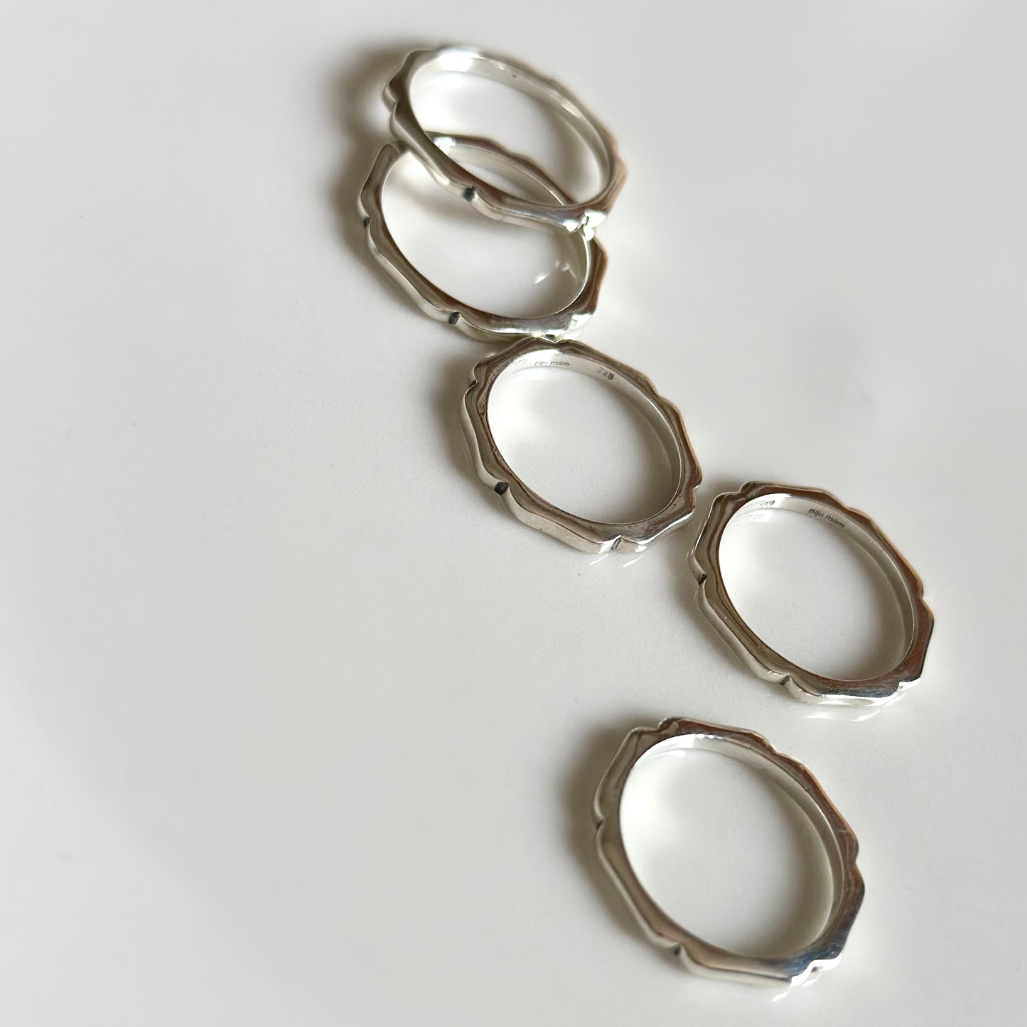 Silver925 plain ring 44