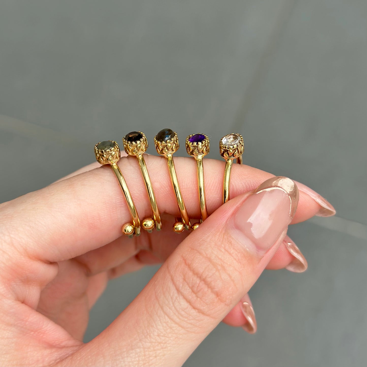 Brass petit ring 4