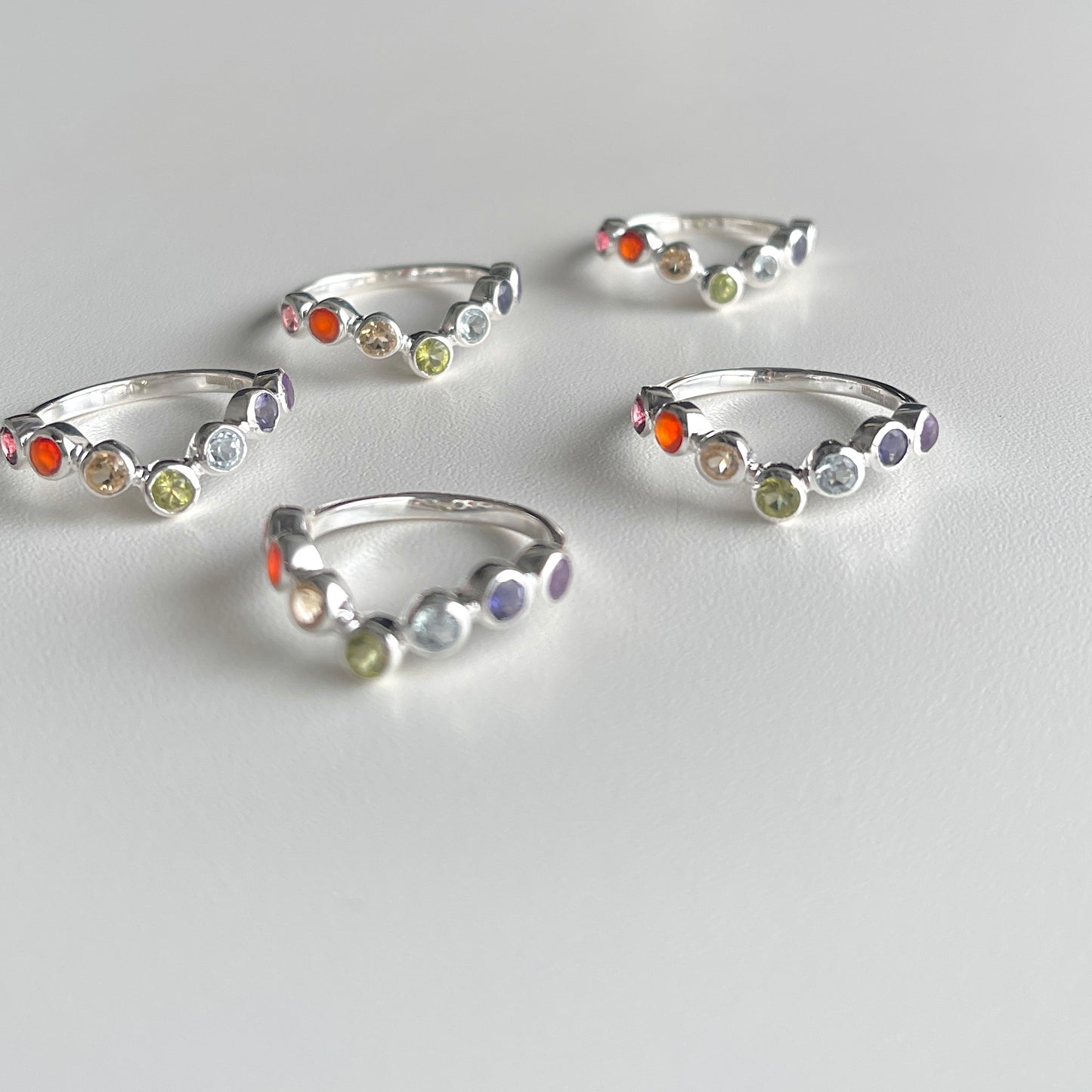Silver925 7stone ring