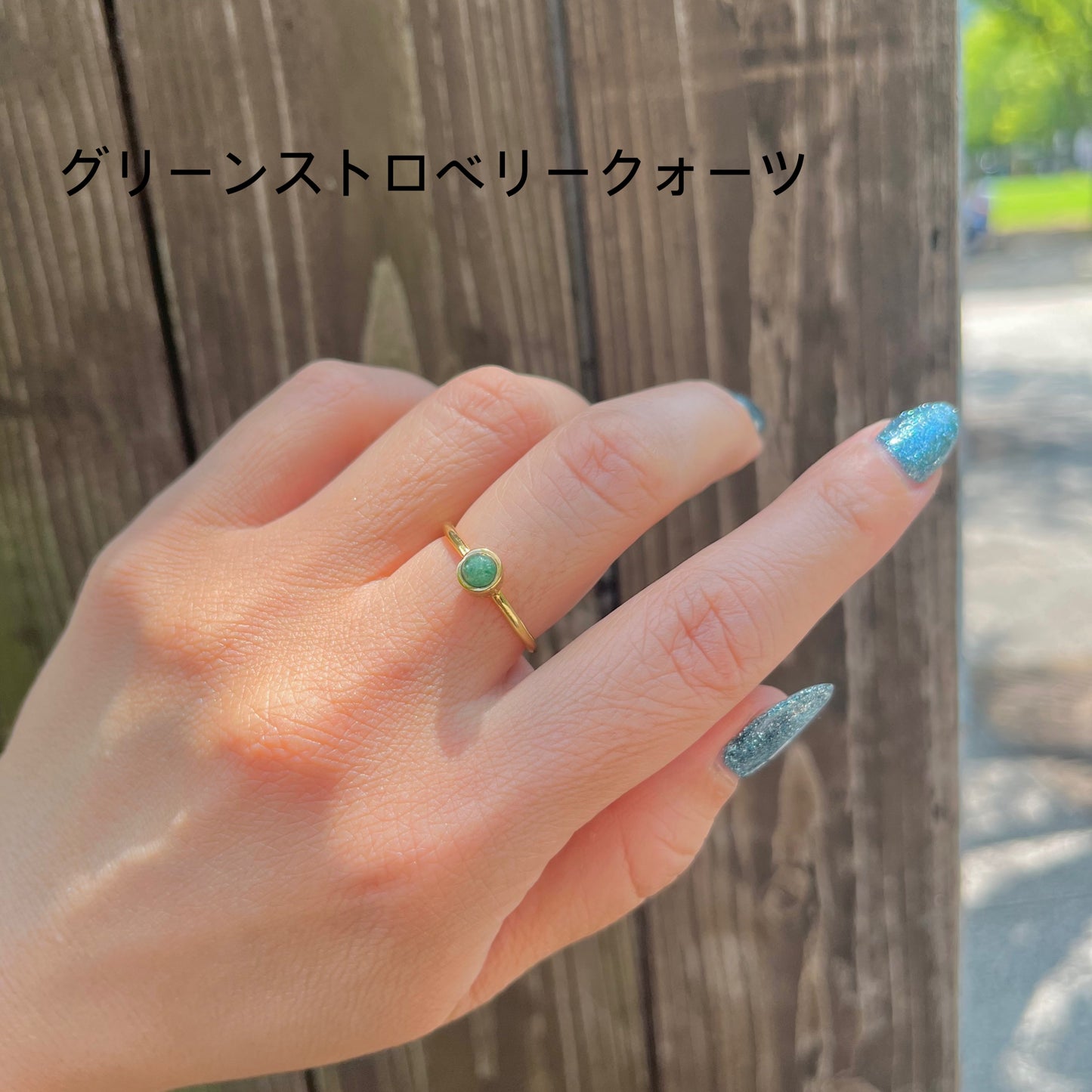 Brass petit ring〈circle〉