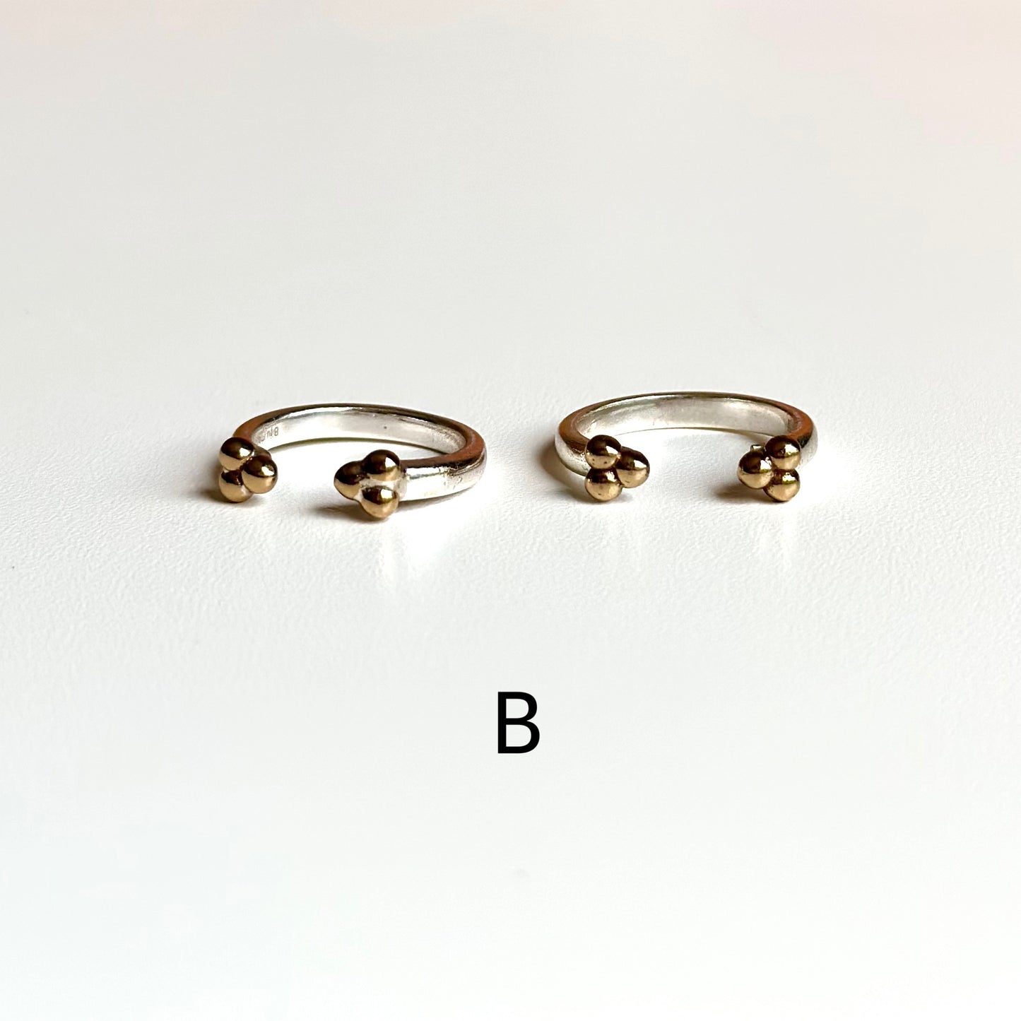 Silver925×Brass plain ring 1