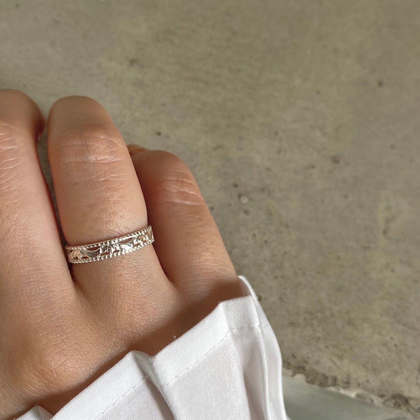 Silver925 plain ring 33