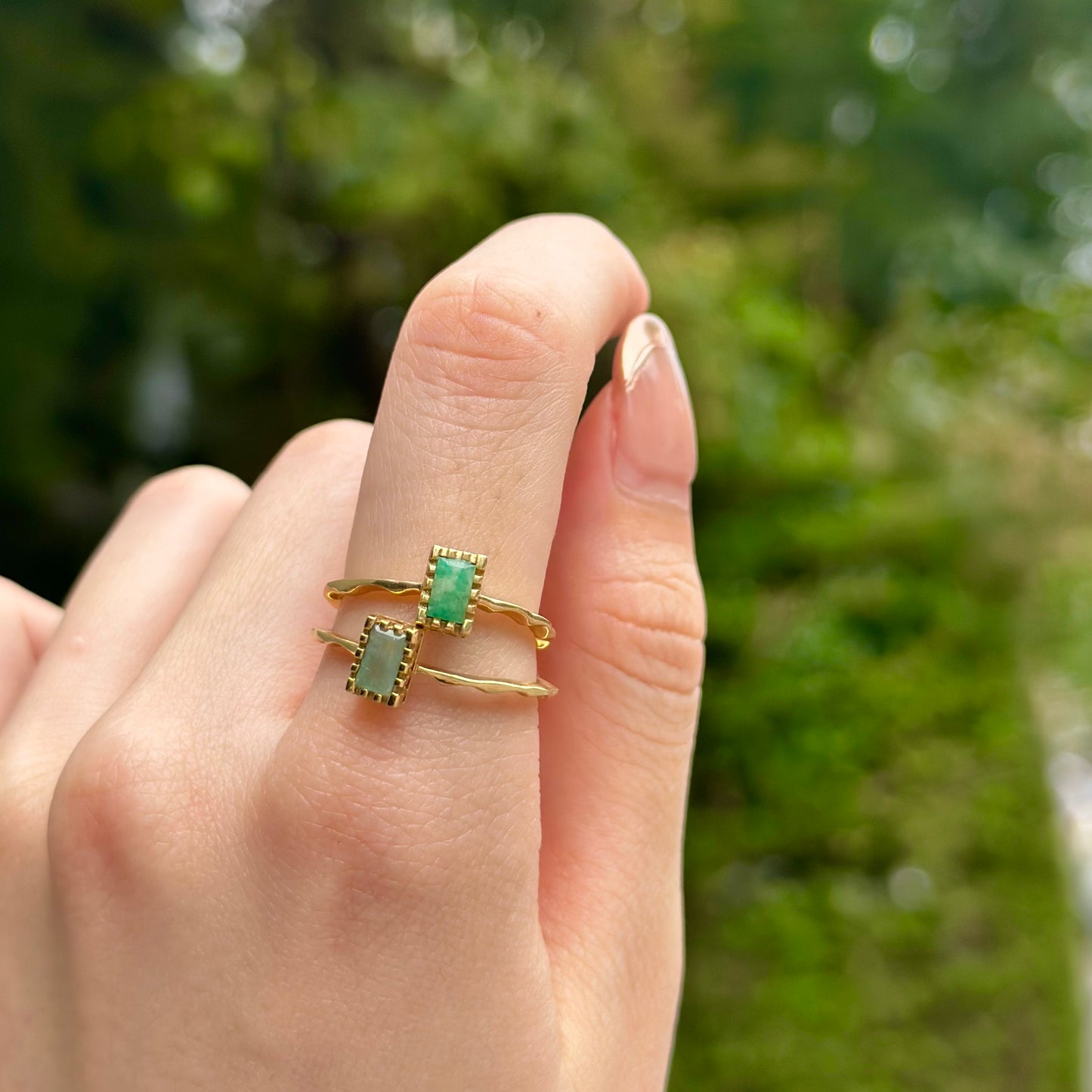 Brass petit ring 5