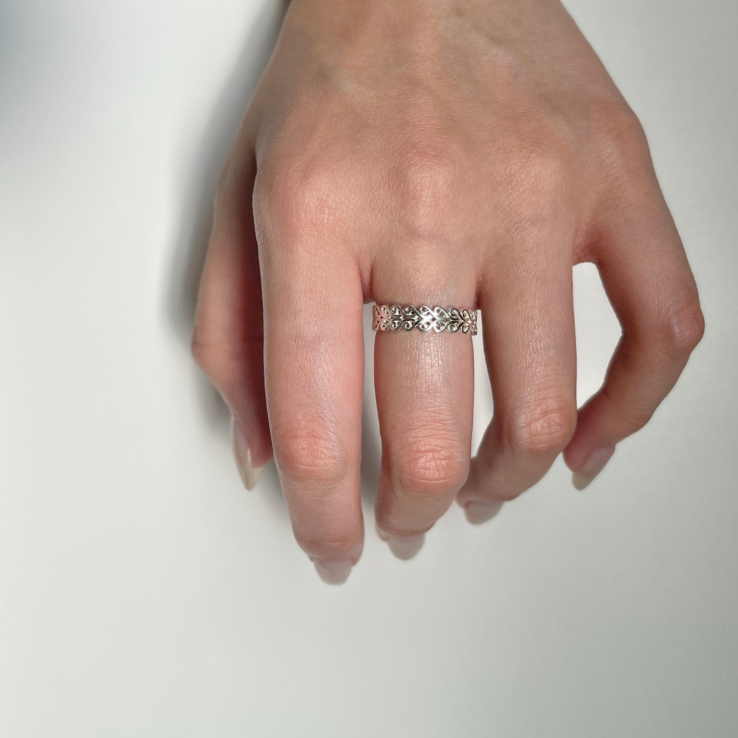 Silver925 plain ring 41