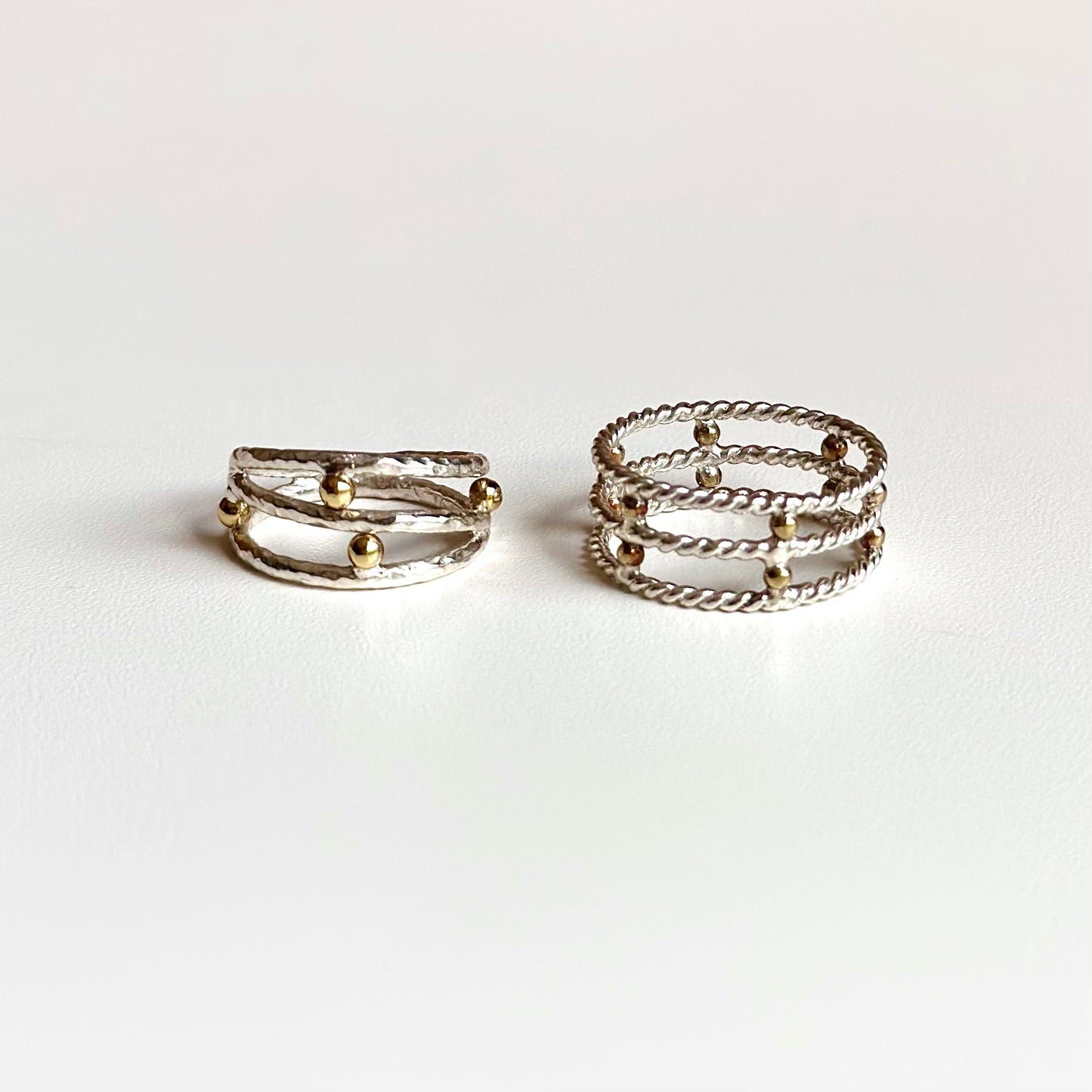 Silver925×Brass plain ring 2