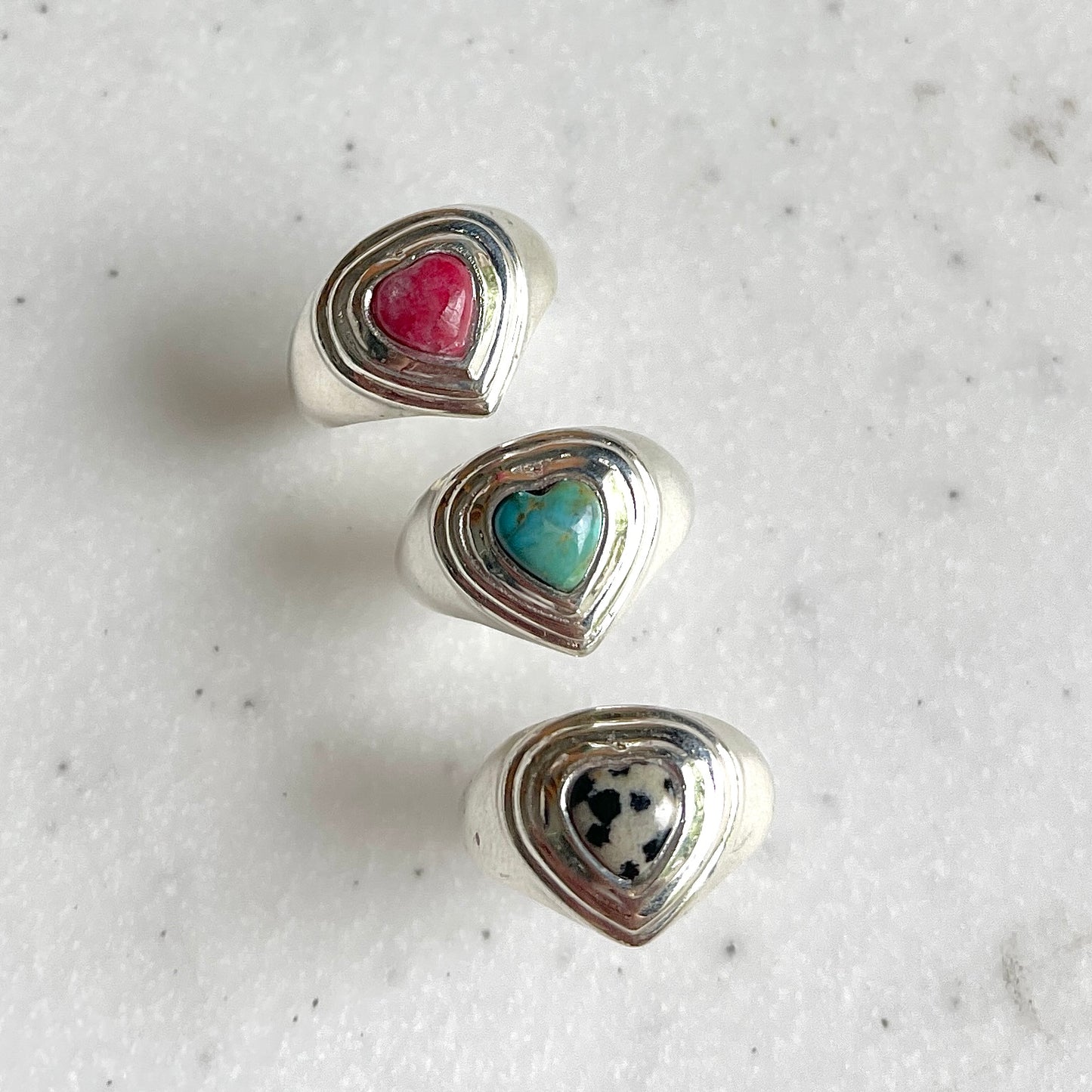 Heart design ring 5