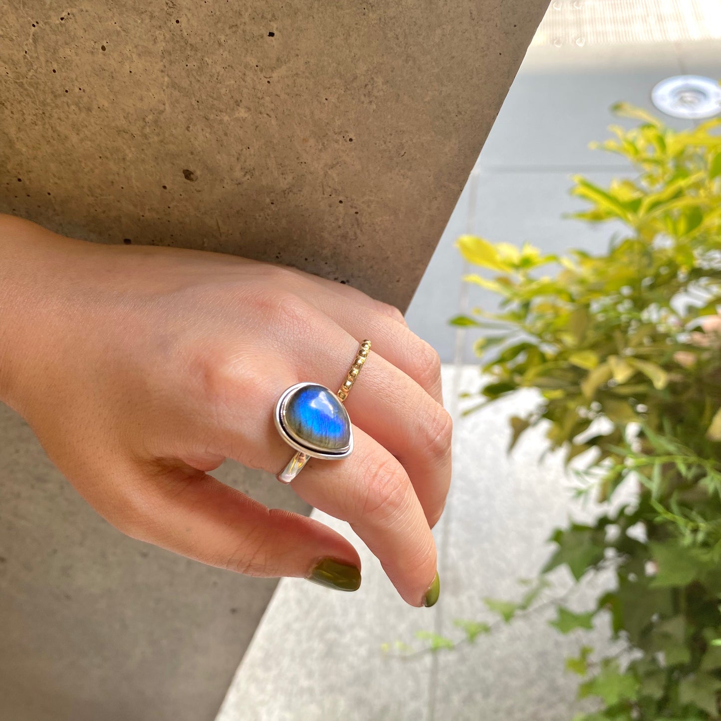 Silver925 drop ring