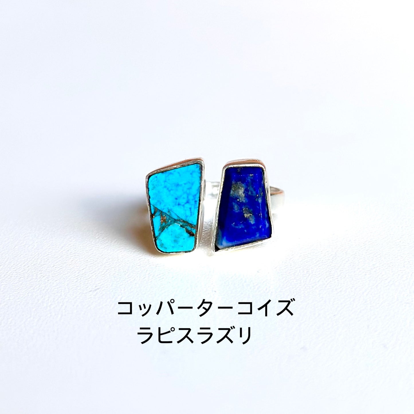 Silver925 2stone ring 4