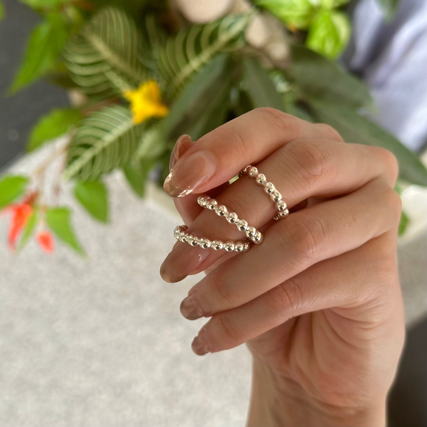 Silver925 plain ring 7
