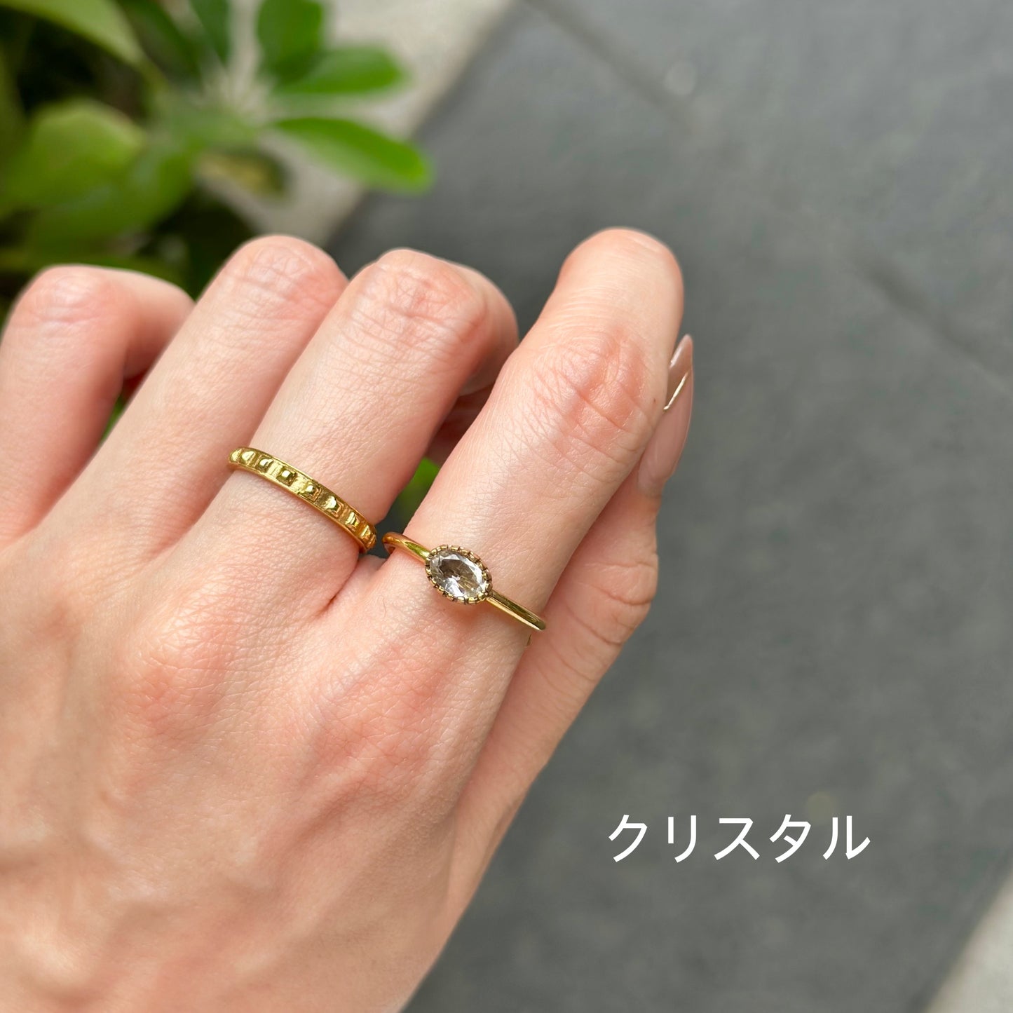 Brass petit ring 4