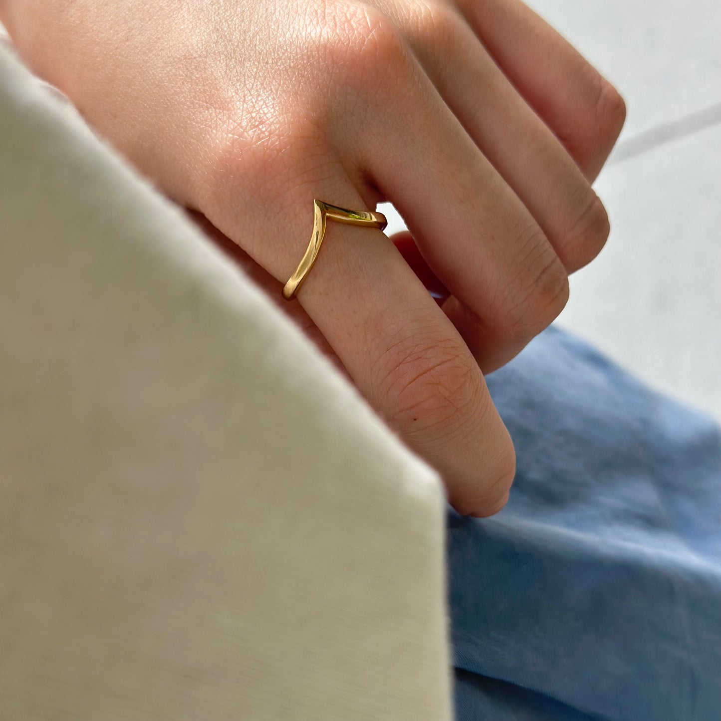Brass plain ring 4