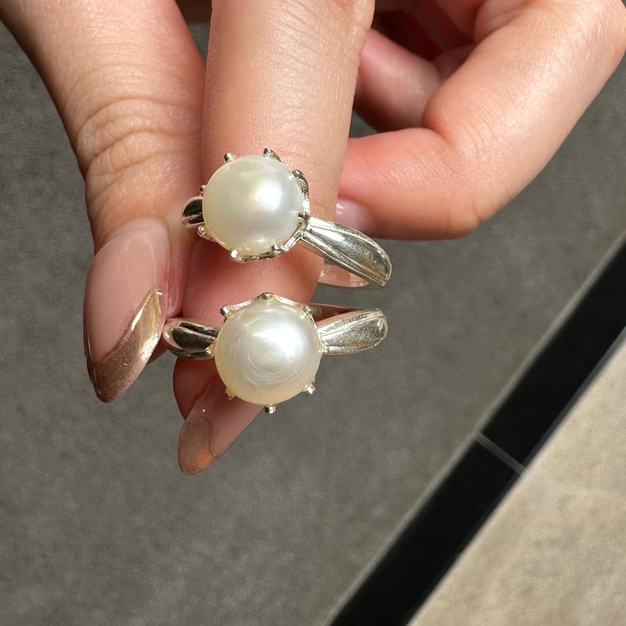 Pearl design ring 7