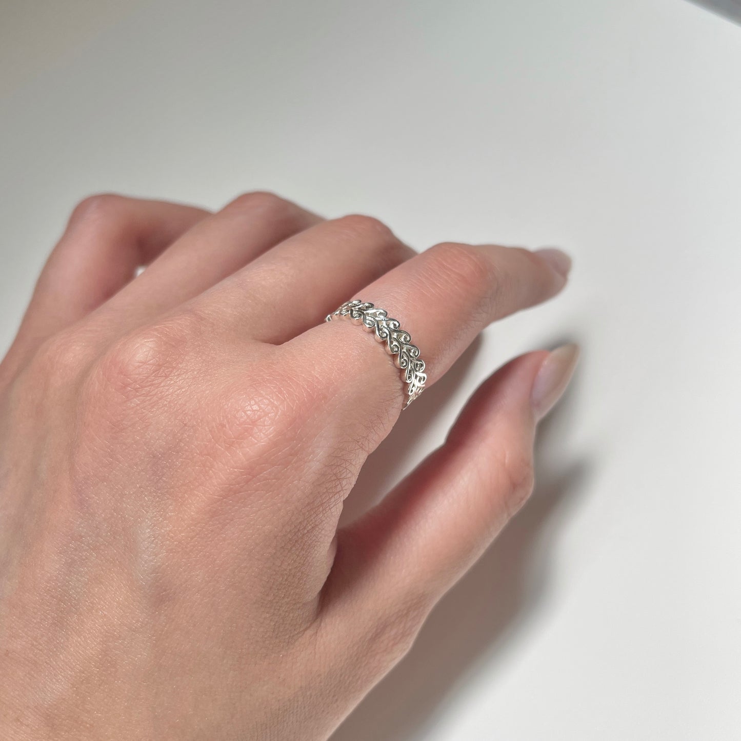 Silver925 plain ring 41