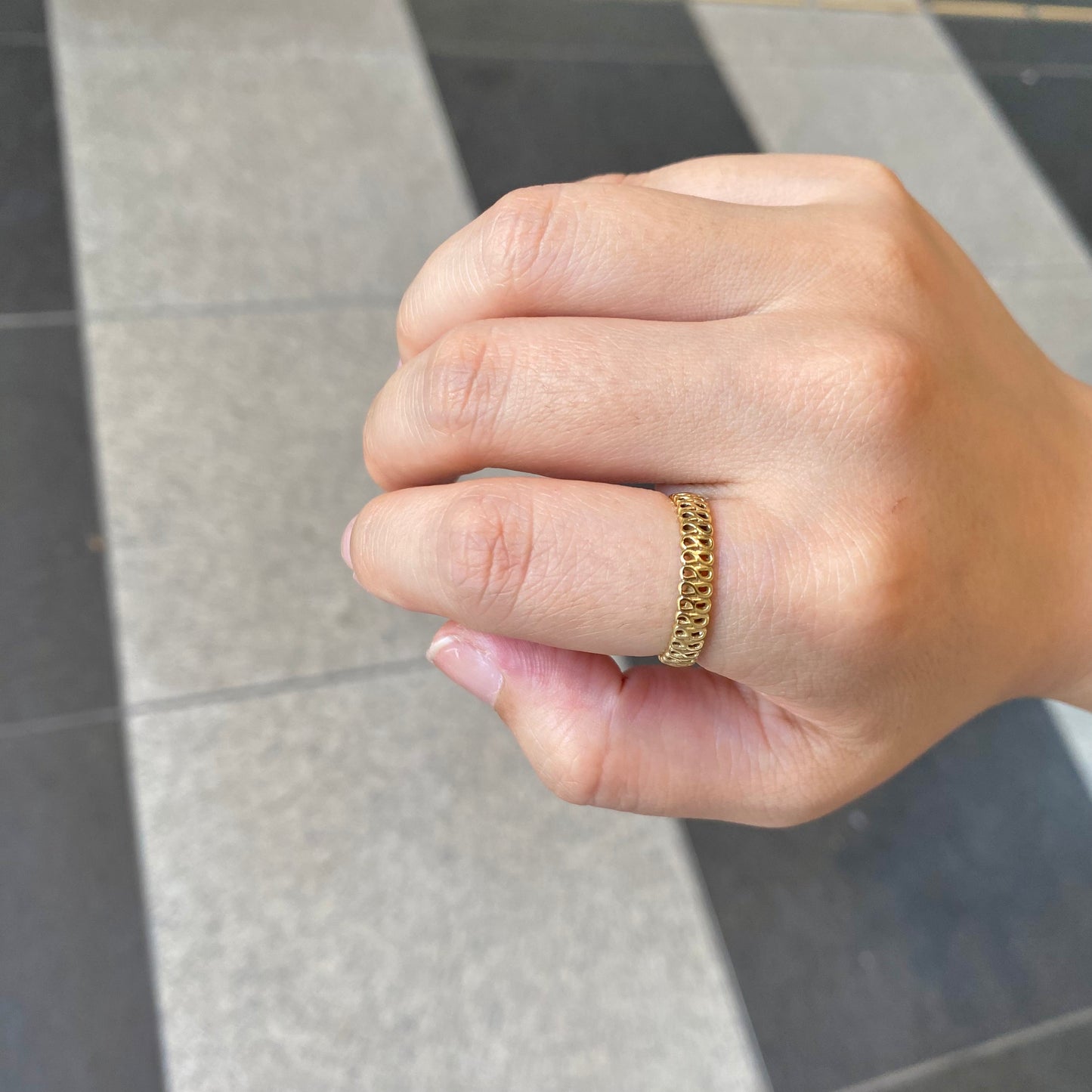 Brass plain ring 12