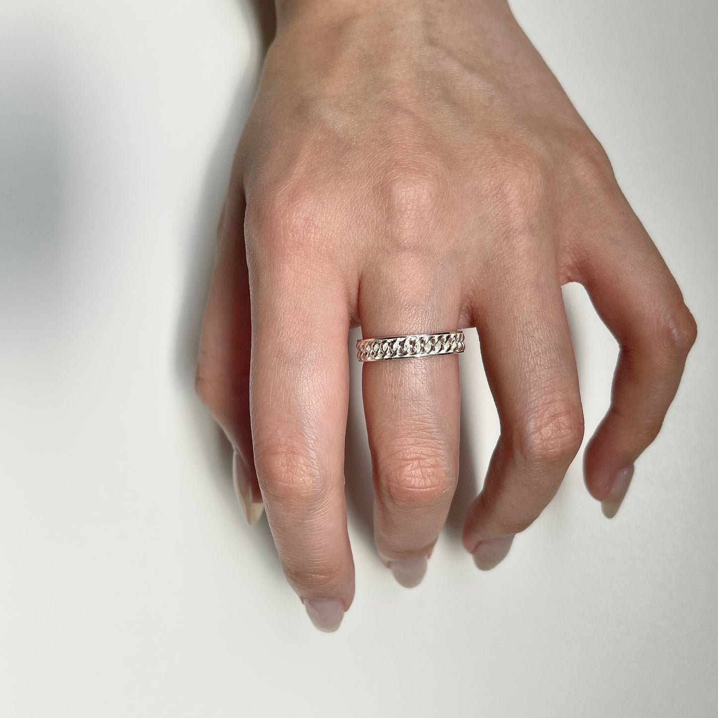 Silver925 plain ring 41