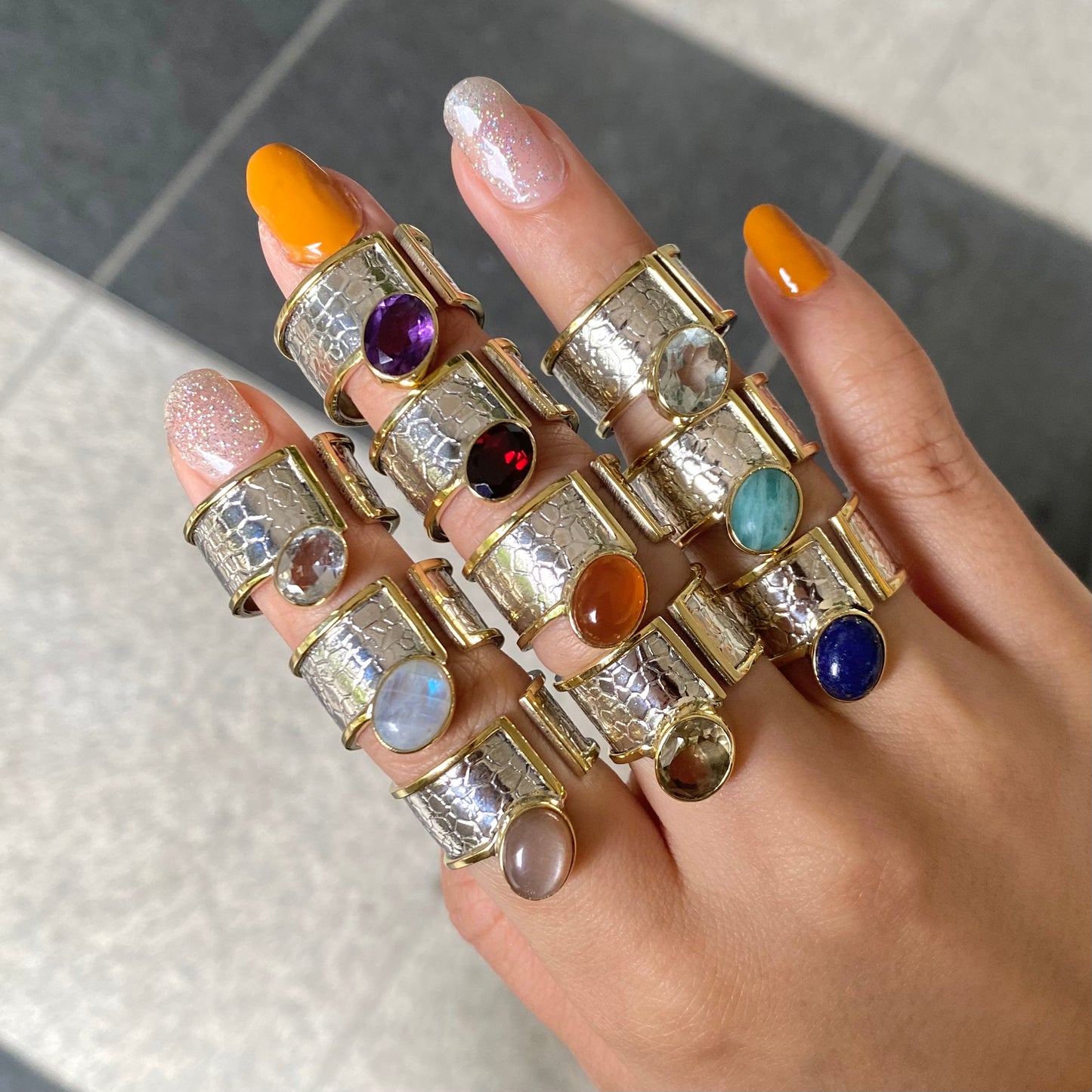Silver925&Brass design ring