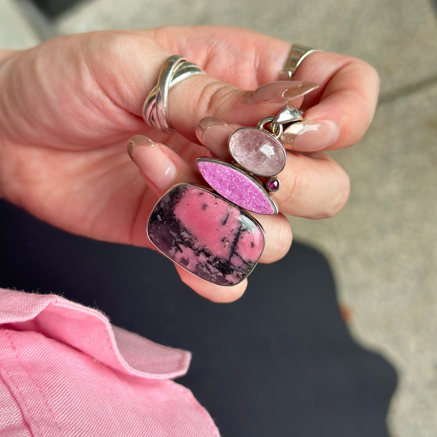 Stone charm