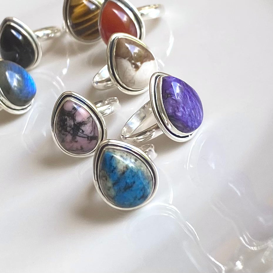 Silver925 drop ring