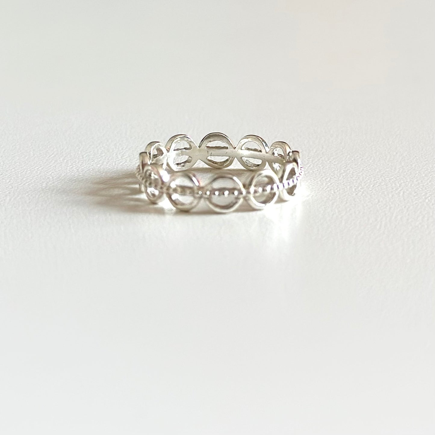 Silver925 plain ring 46