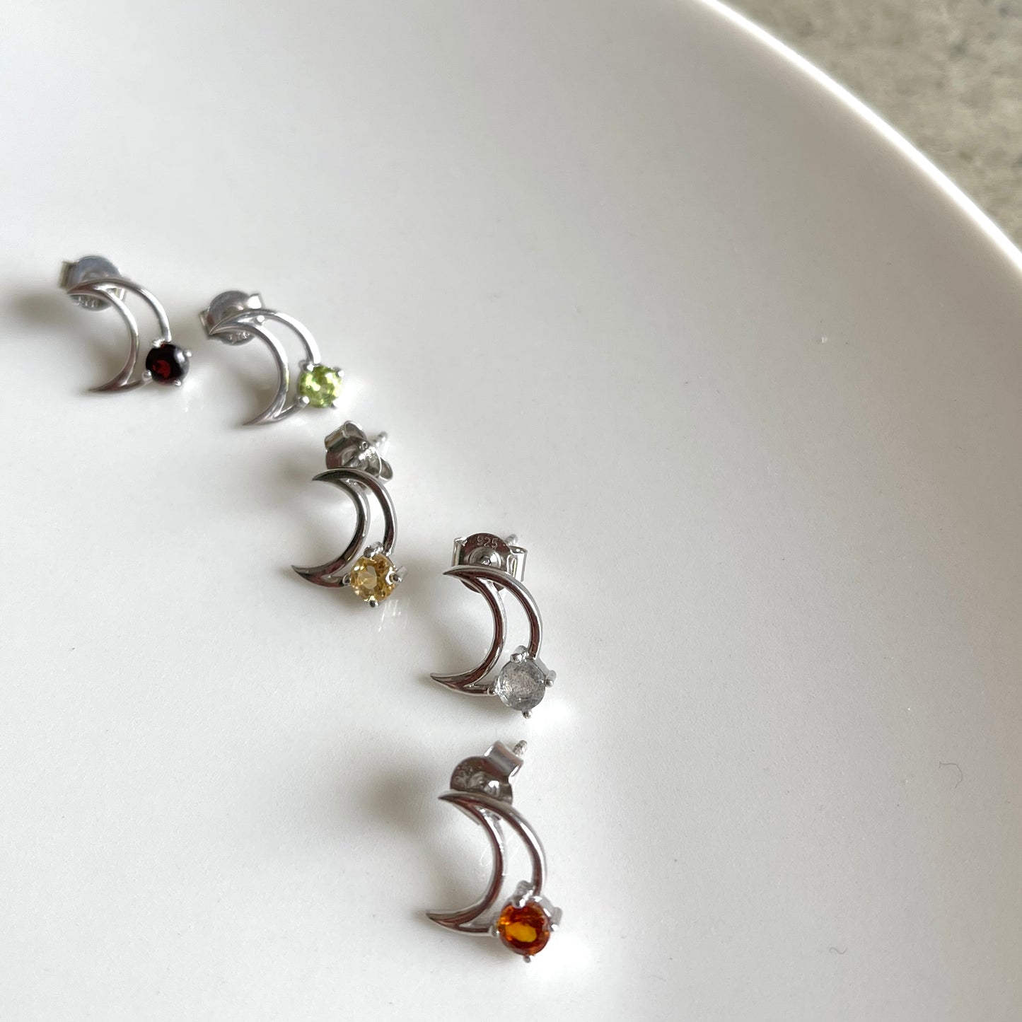 Silver925 Moon pierce 1