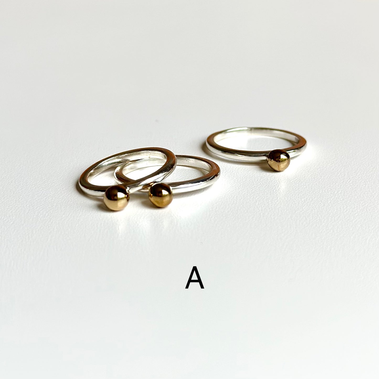 Silver925×Brass plain ring 1