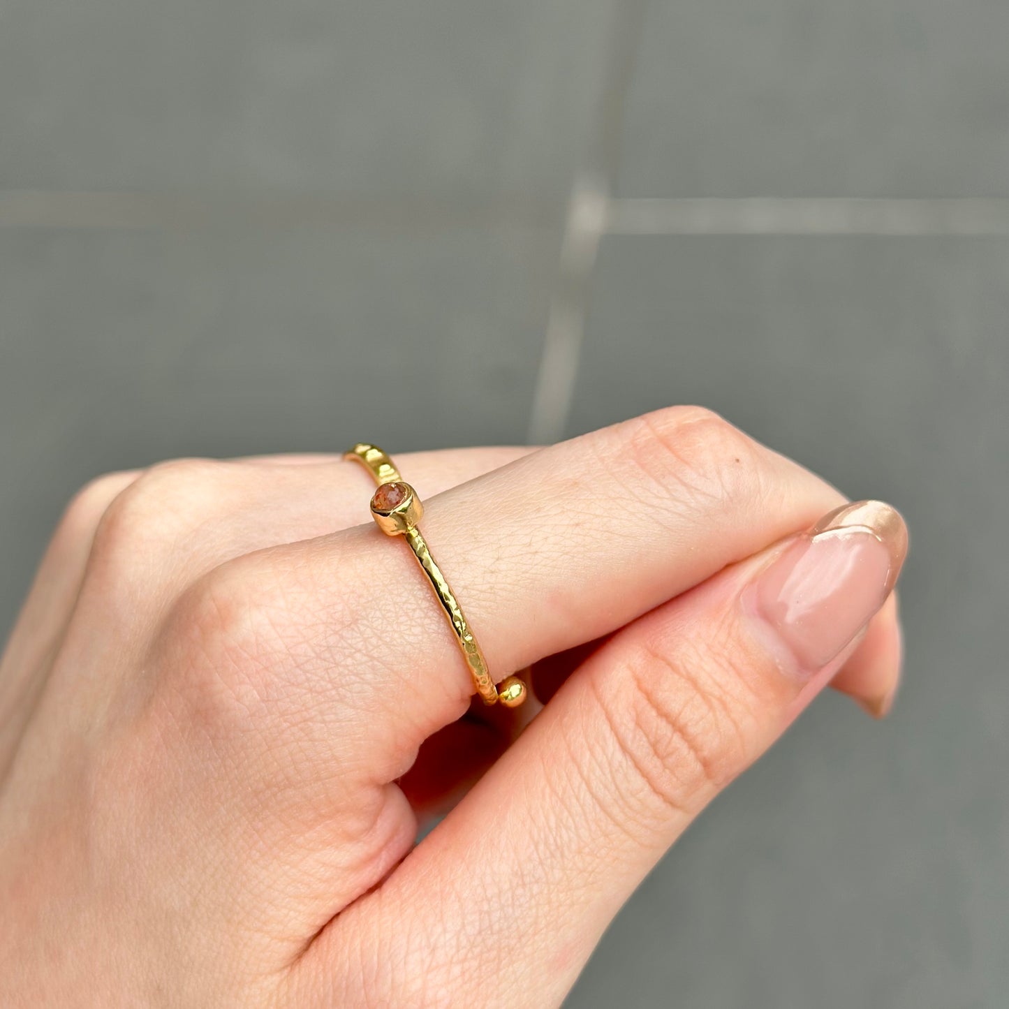 Brass petit ring 1