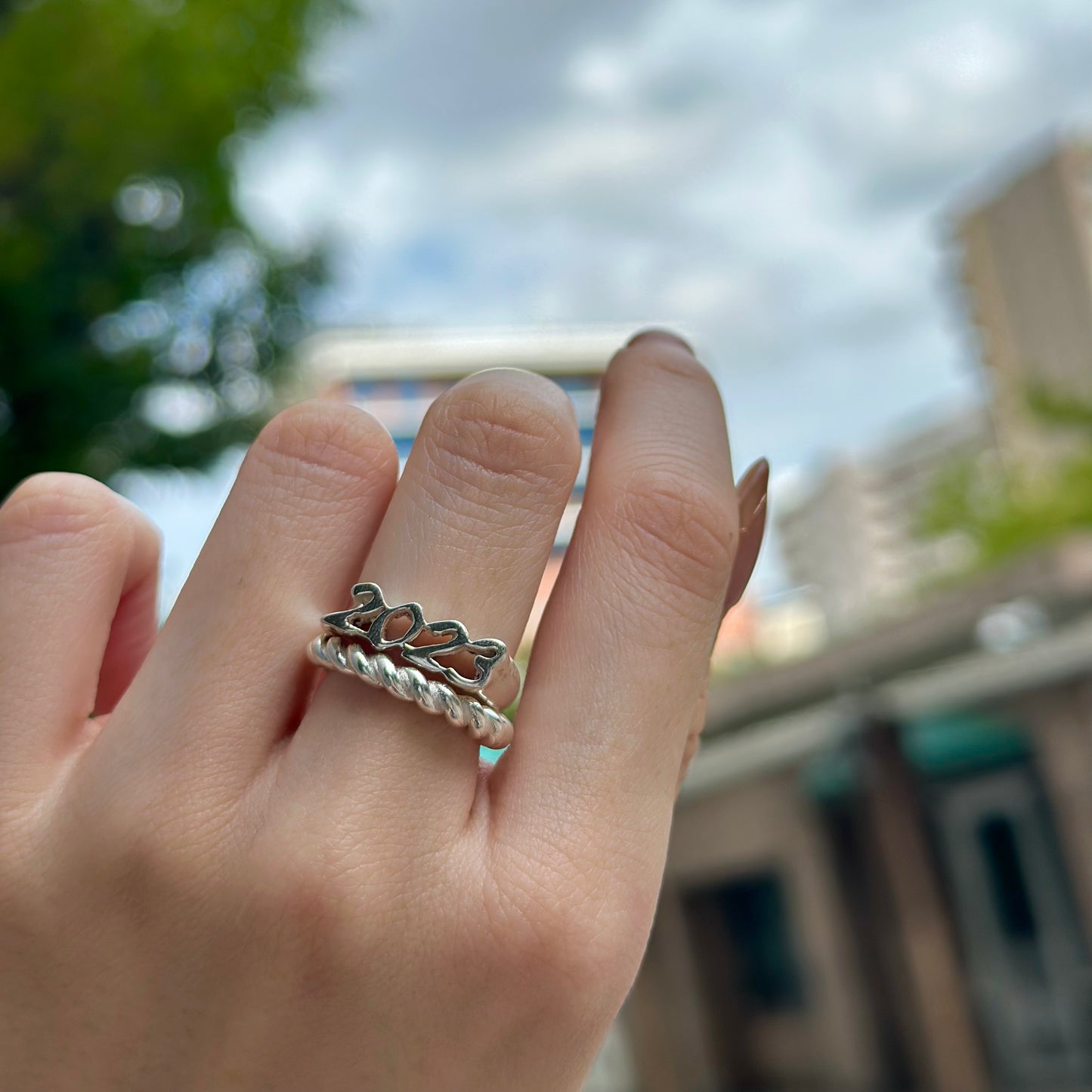 Silver925 plain ring 6