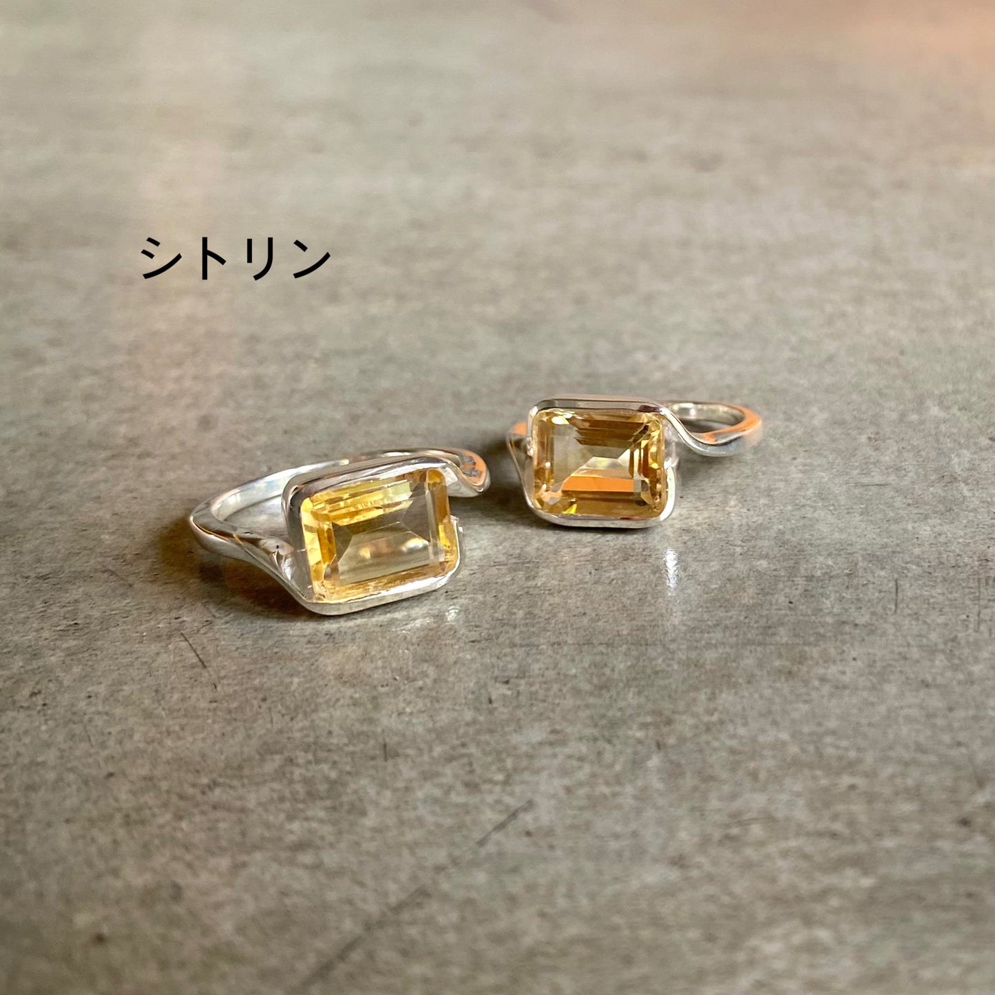 Silver925 square ring 2