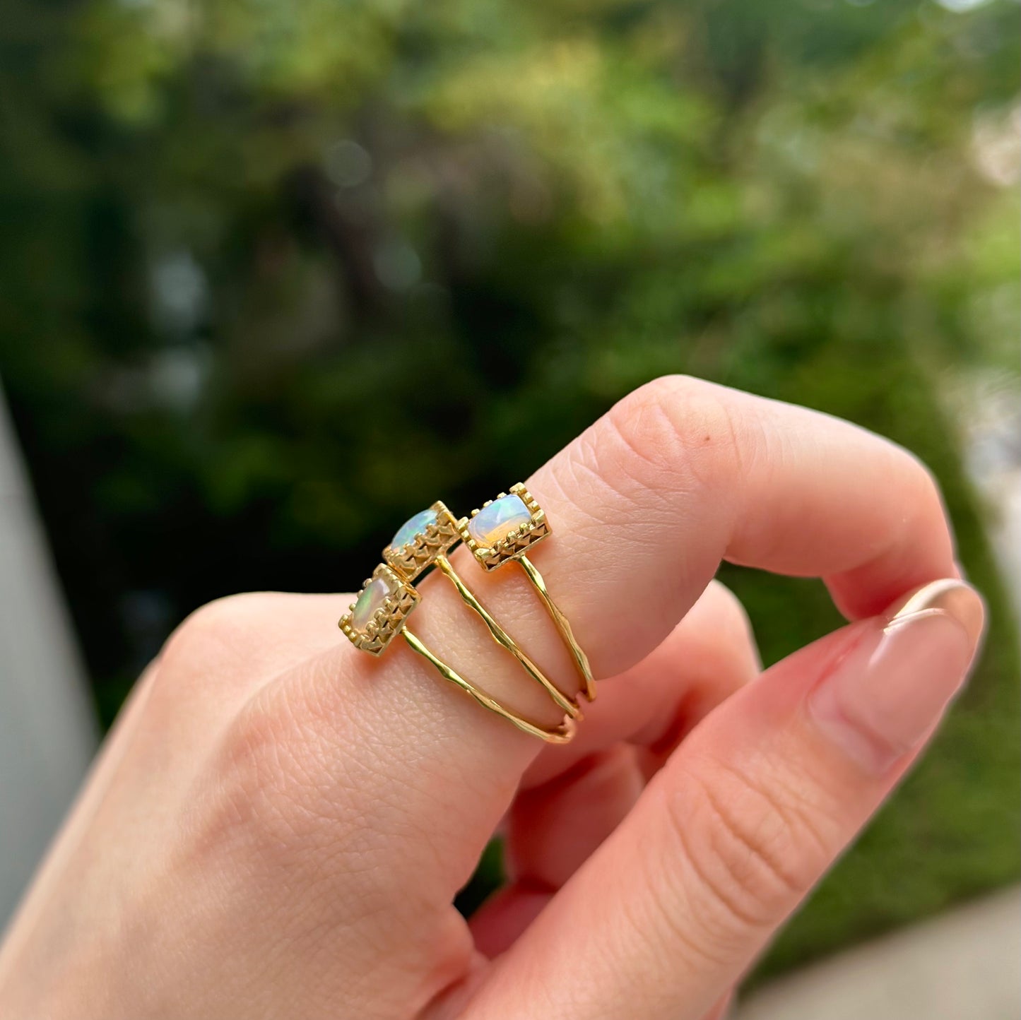 Brass petit ring 5
