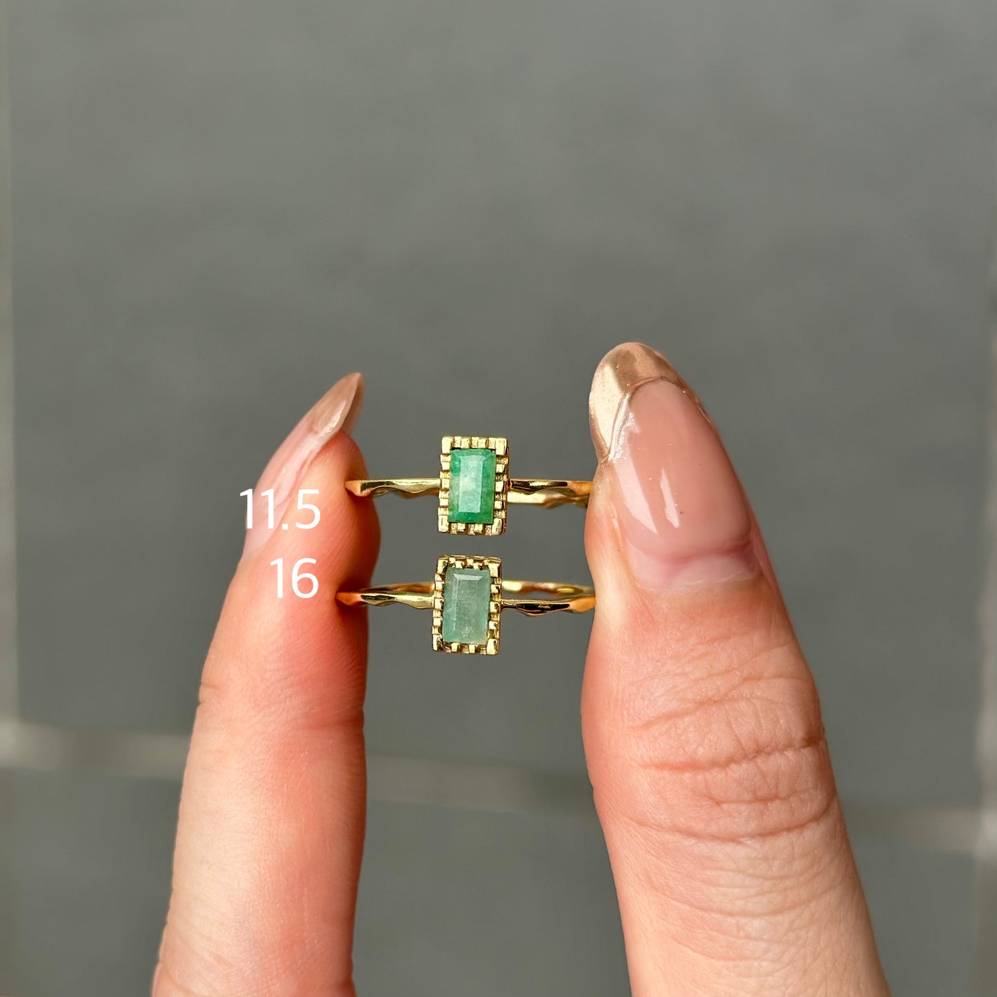 Brass petit ring 5