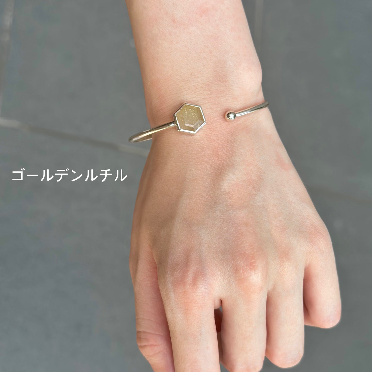 Silver925 stone bangle