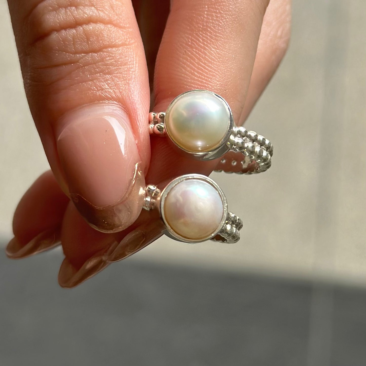 Pearl design ring 7