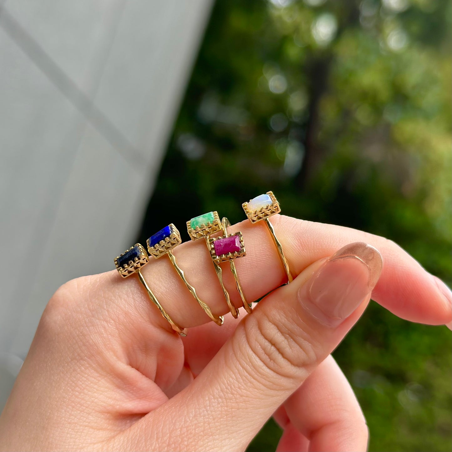 Brass petit ring 5