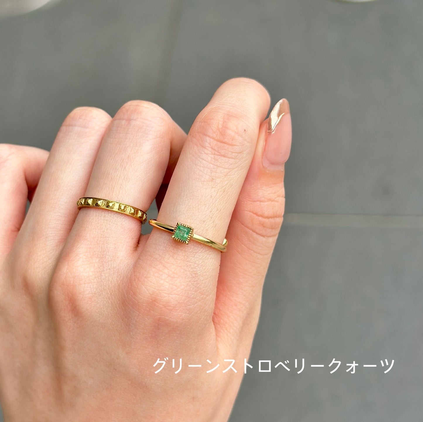 Brass petit ring 1