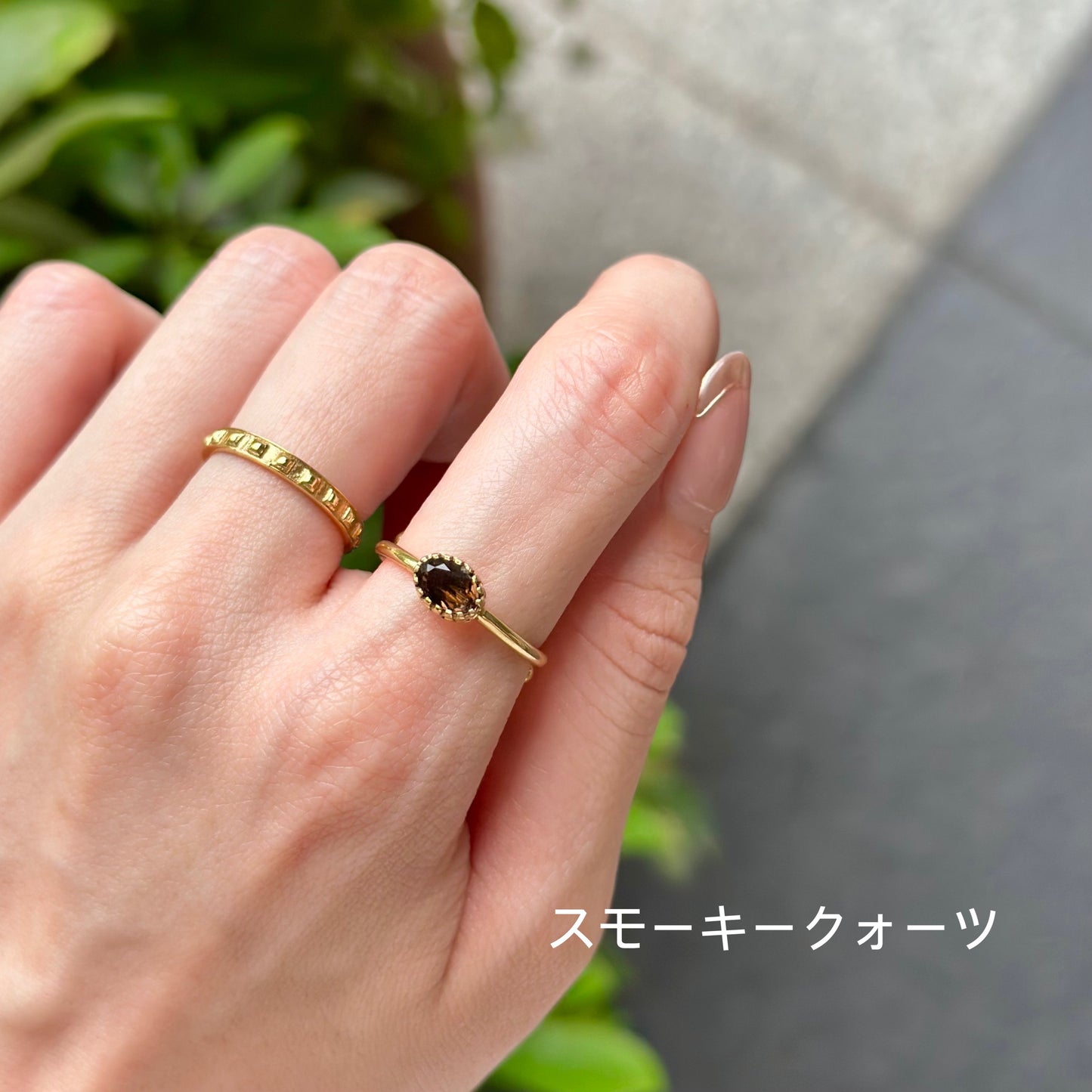 Brass petit ring 4