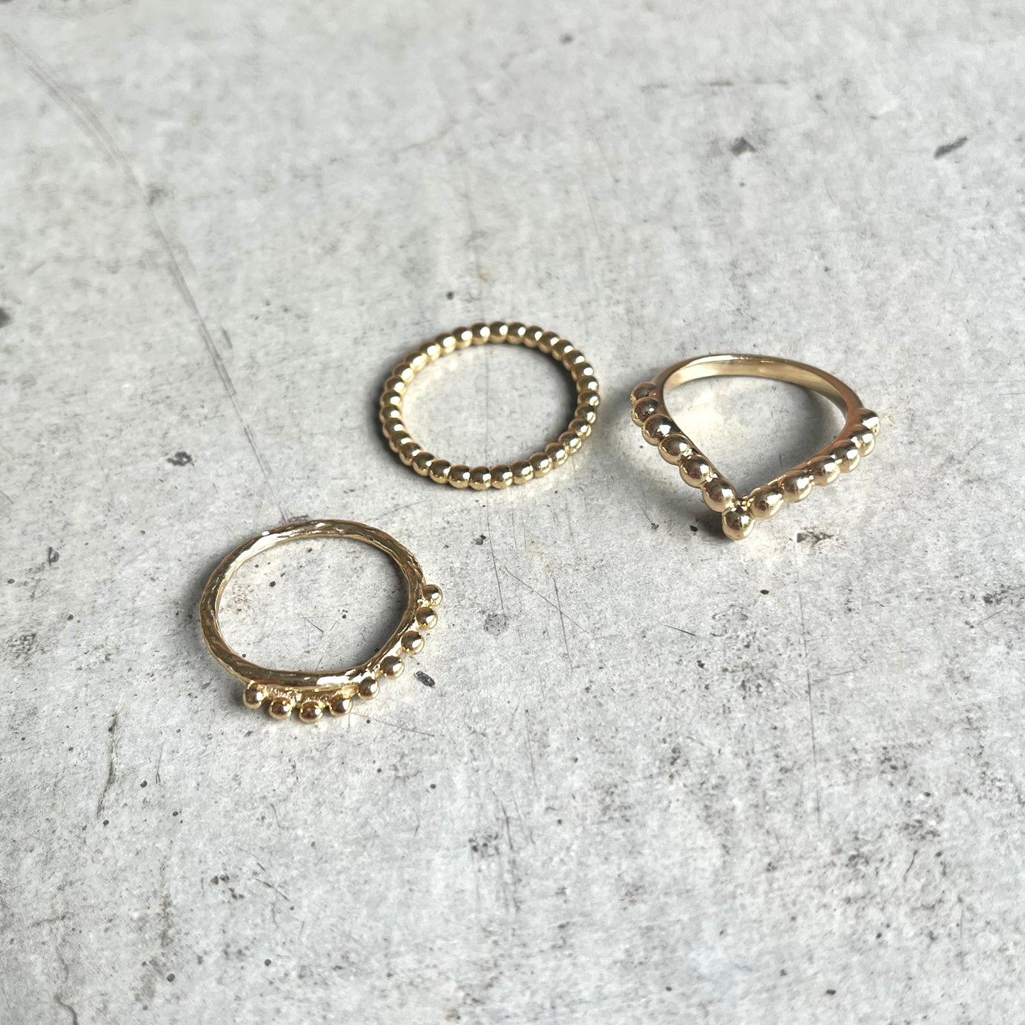 Brass plain ring〈tsubu〉
